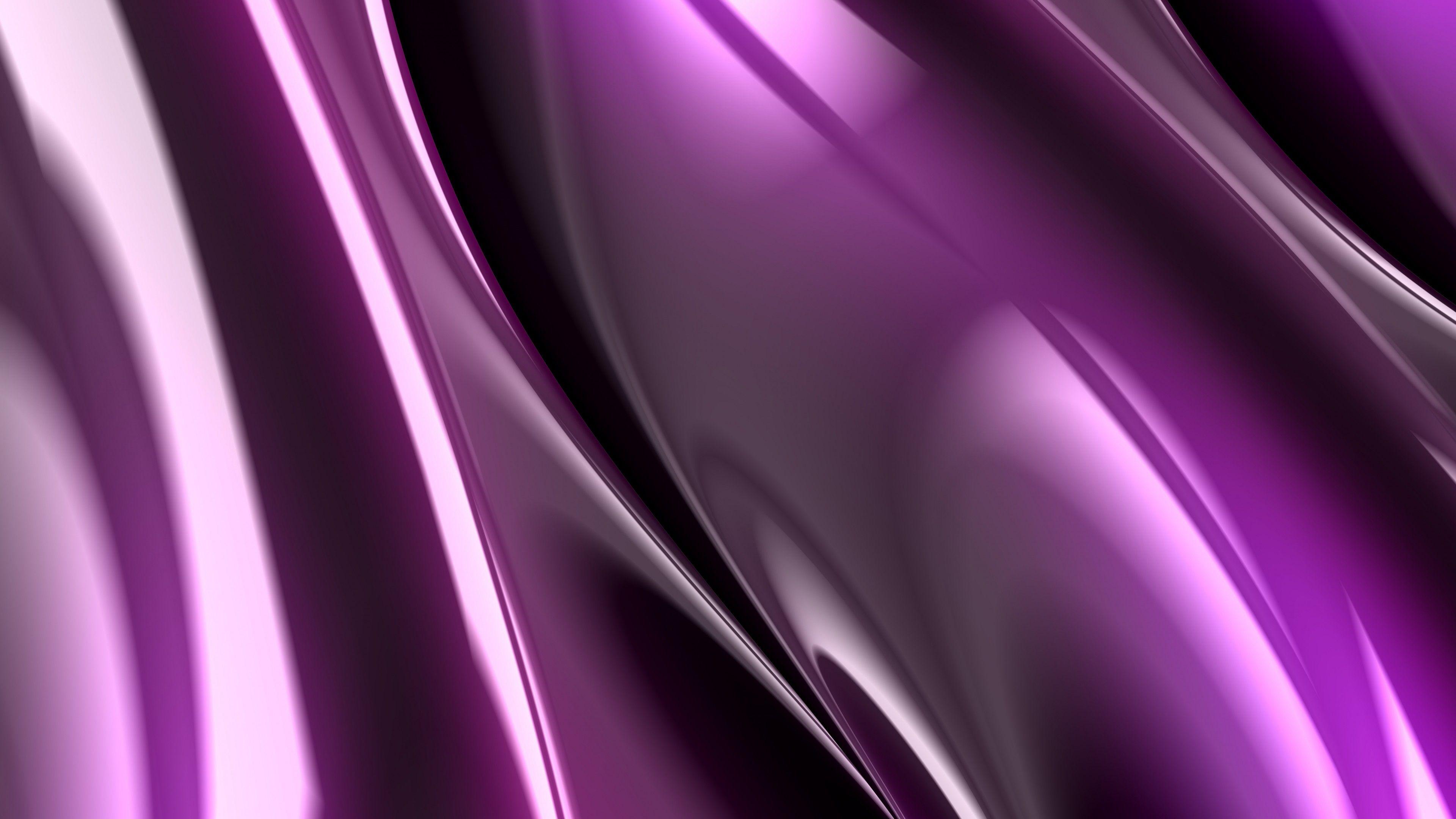 3840x2160 Wallpaper Purple, Fractal, Surface, Render, 4K, 8K, Abstract