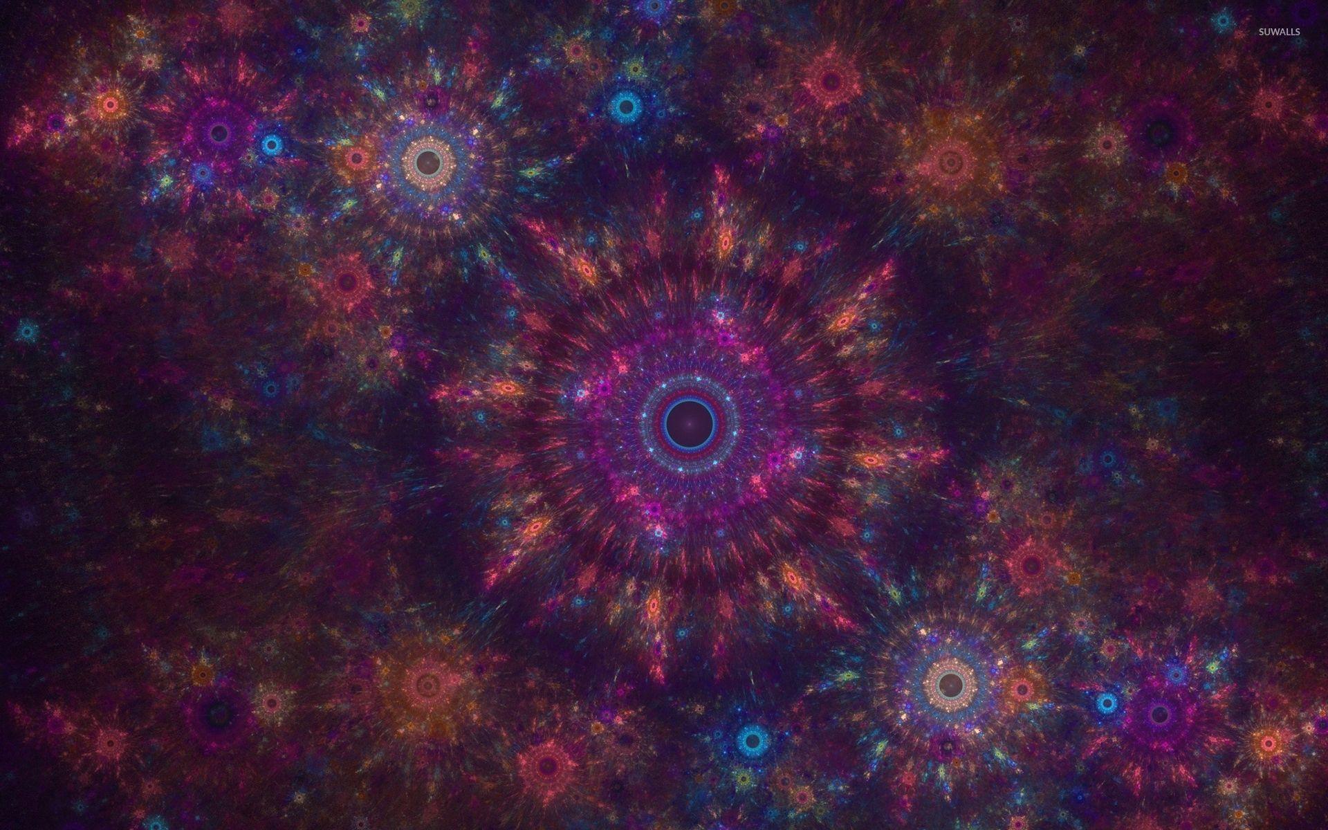 1920x1200 Purple shades of fractal wallpaper wallpaper