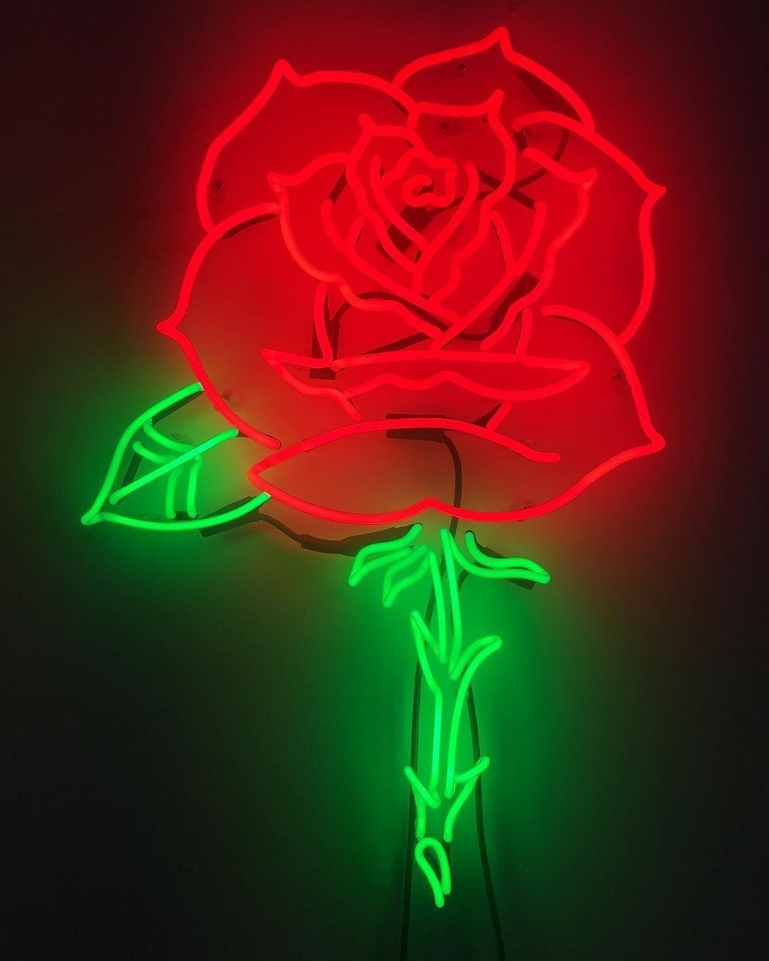 1080x1349 rose design #neondesign #chistopheryoung
