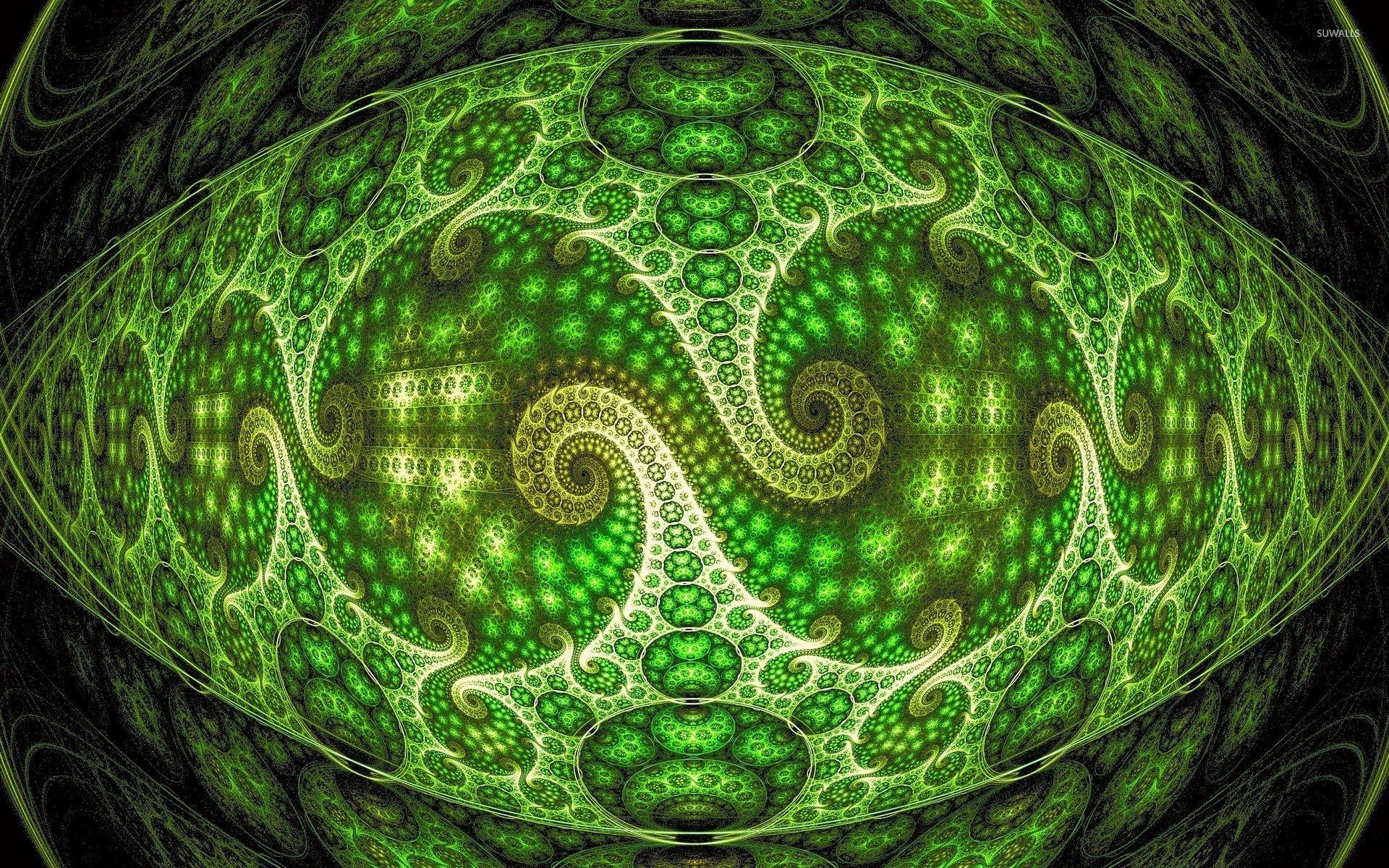 Green Fractal Wallpapers Top Free Green Fractal Backgrounds