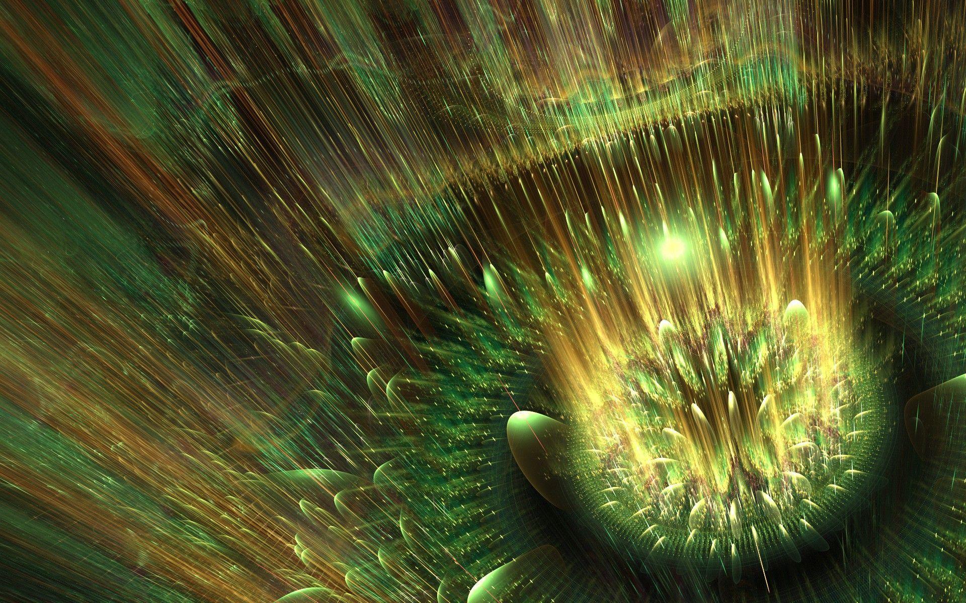 1920x1200 Green Fractals Digital Art Raw 1920x1200 HD Wallpaper. Fractal