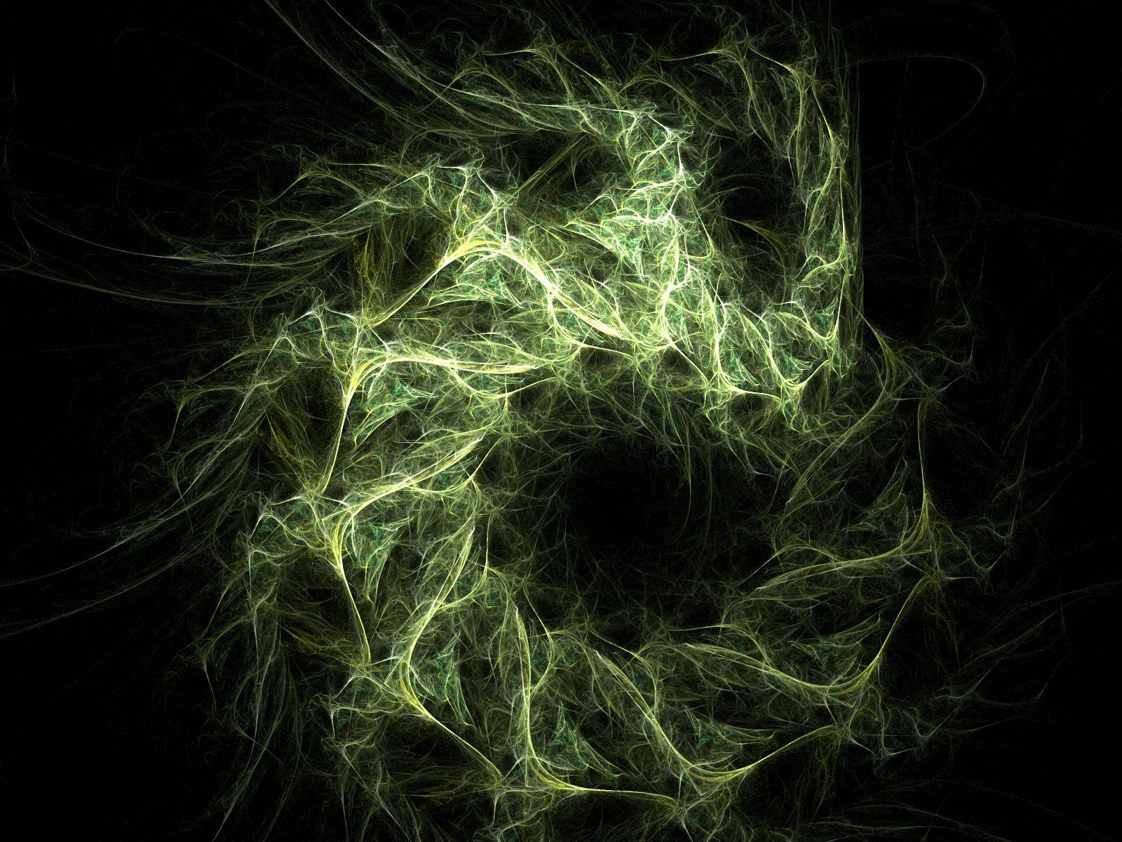 1600x1200 Green Fractal Wallpaperx1200