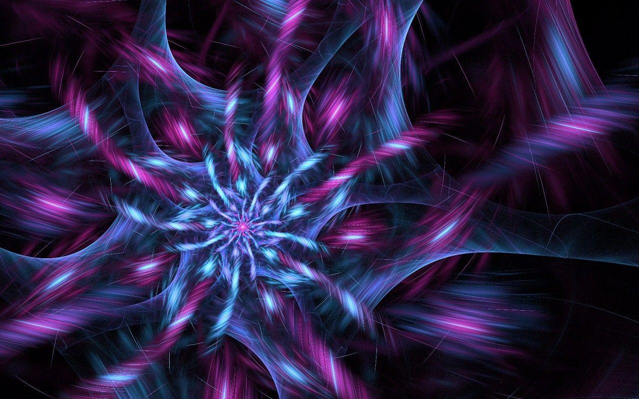 1280x800 Blue & Purple Vortex Fractal wallpaper. Blue & Purple Vortex