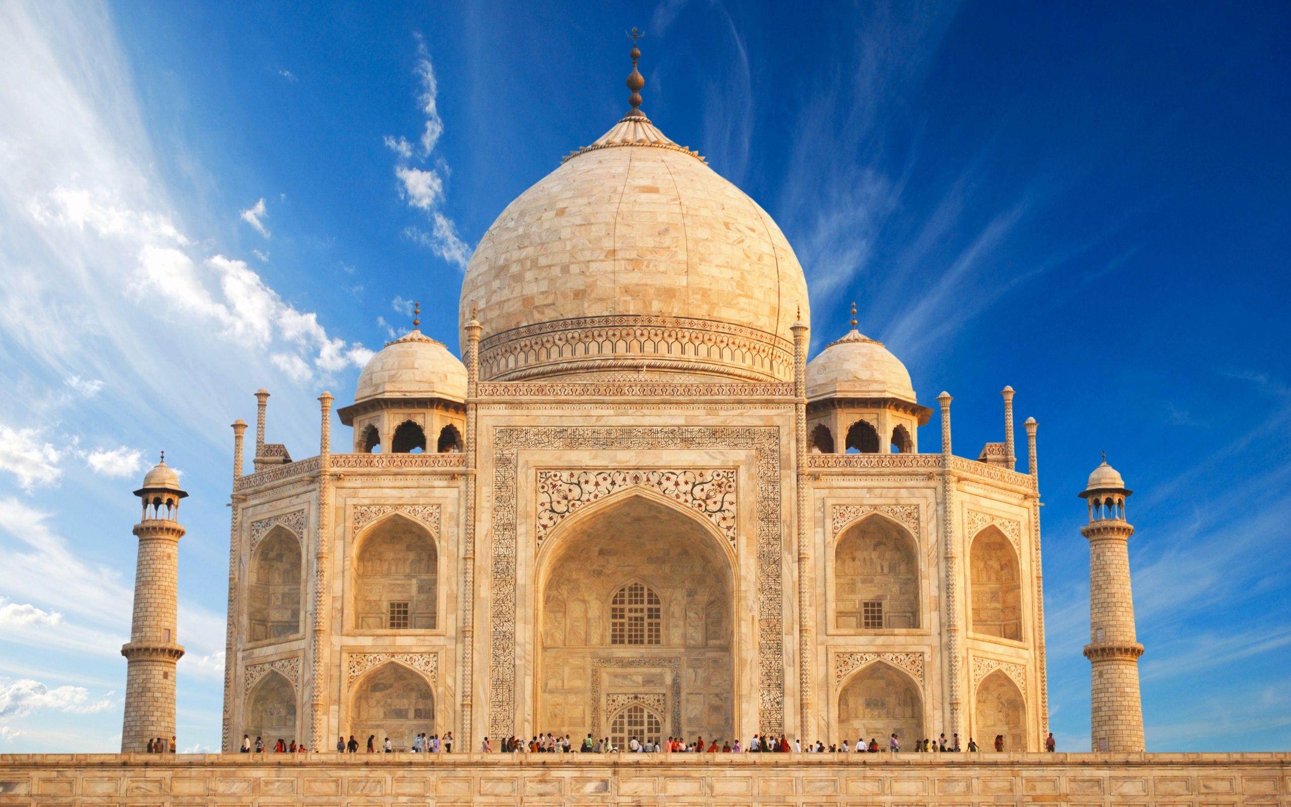 2560x1600 Download wallpaper Taj Mahal, indian landmarks, mausoleum, Agra