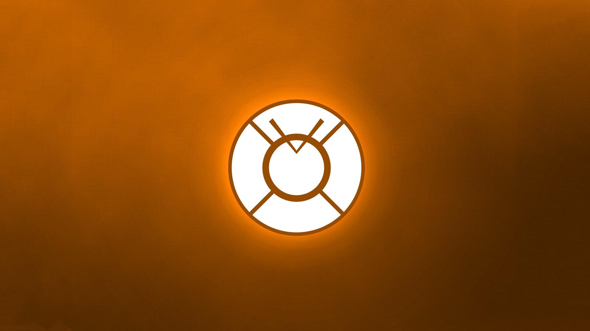1920x1080 Orange Lantern Corps wallpaper HD for desktop background