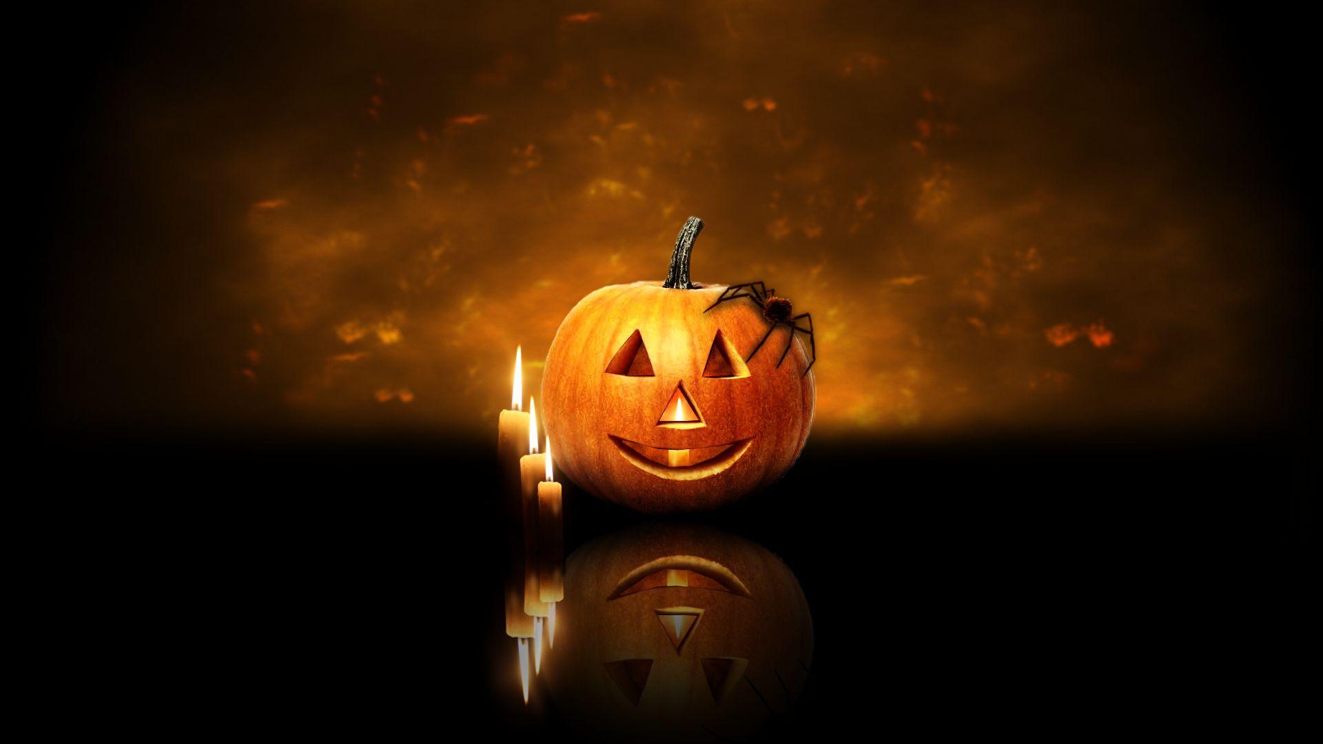 1920x1080 Cute Halloween Lantern wallpaperx1080