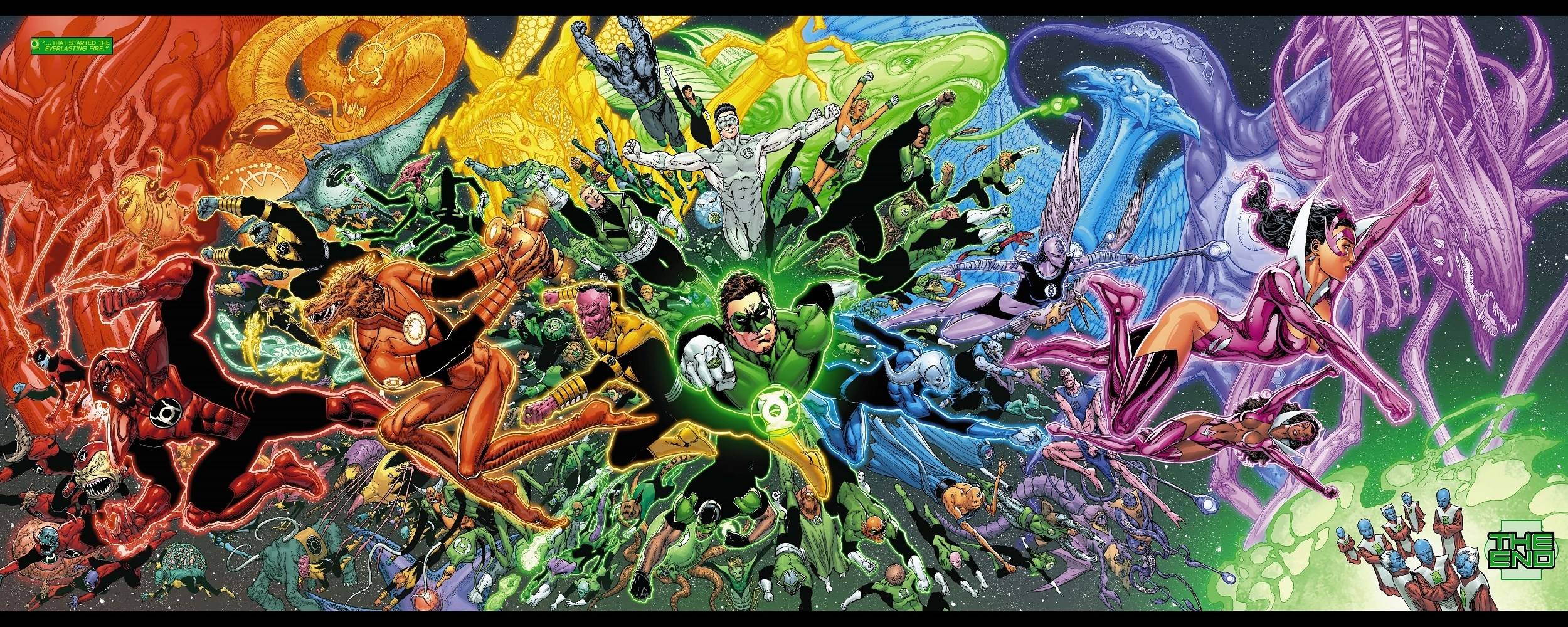 2500x1000 Lantern Corps Wallpaper 2500x