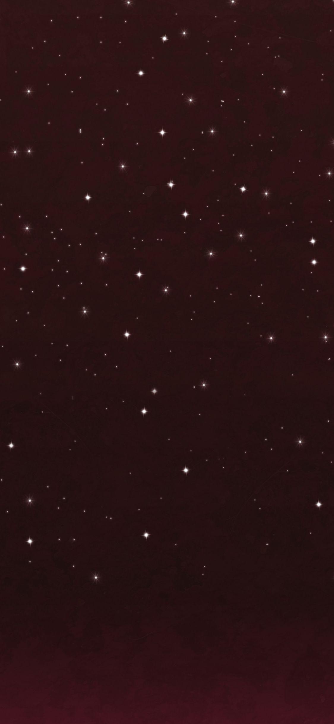 1125x2436 Stars Shining Wine Night Space Art Wallpaper