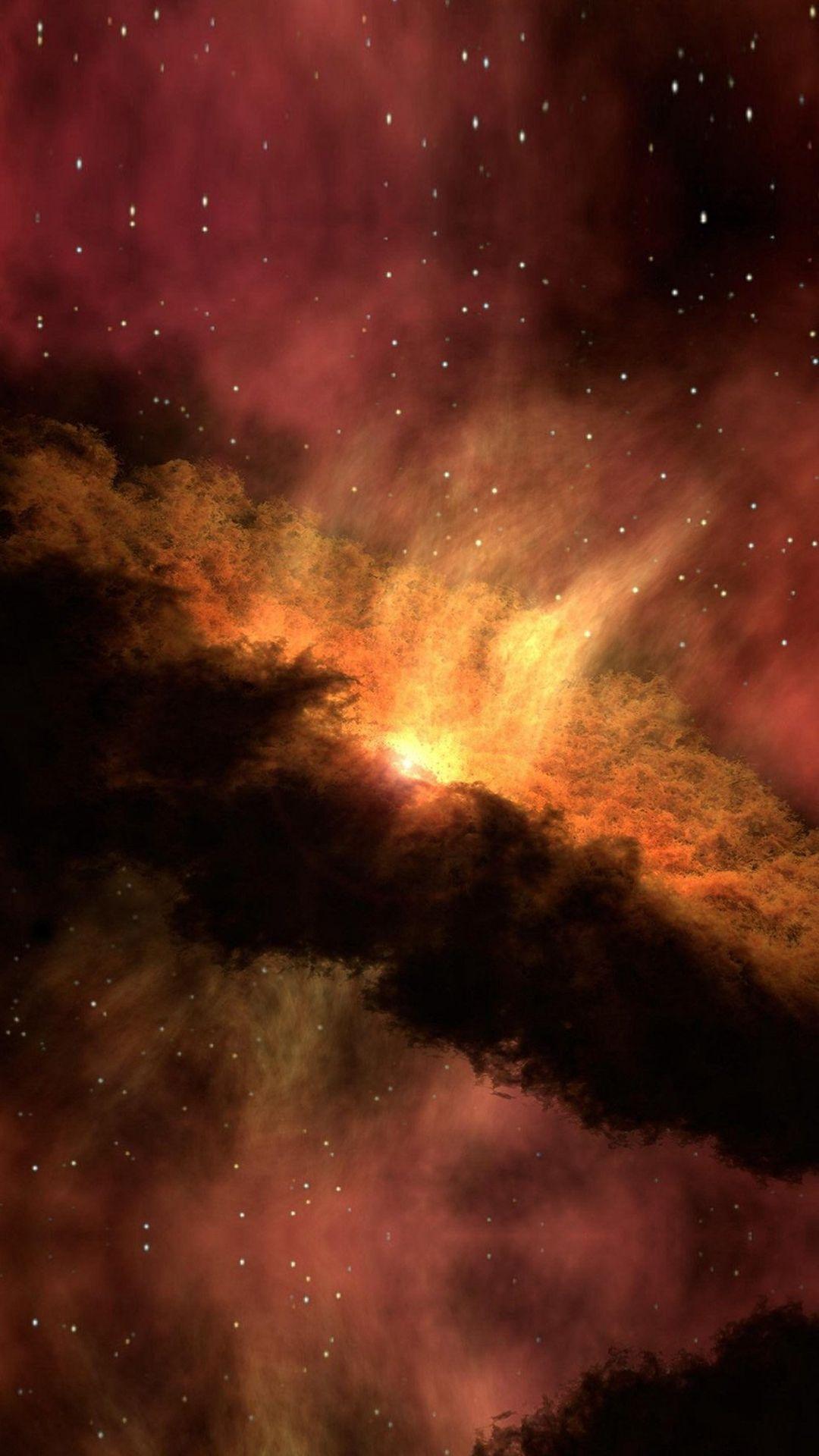 1080x1920 Space Red Nebula Star Awesome iPhone 8 Wallpaper Free Download