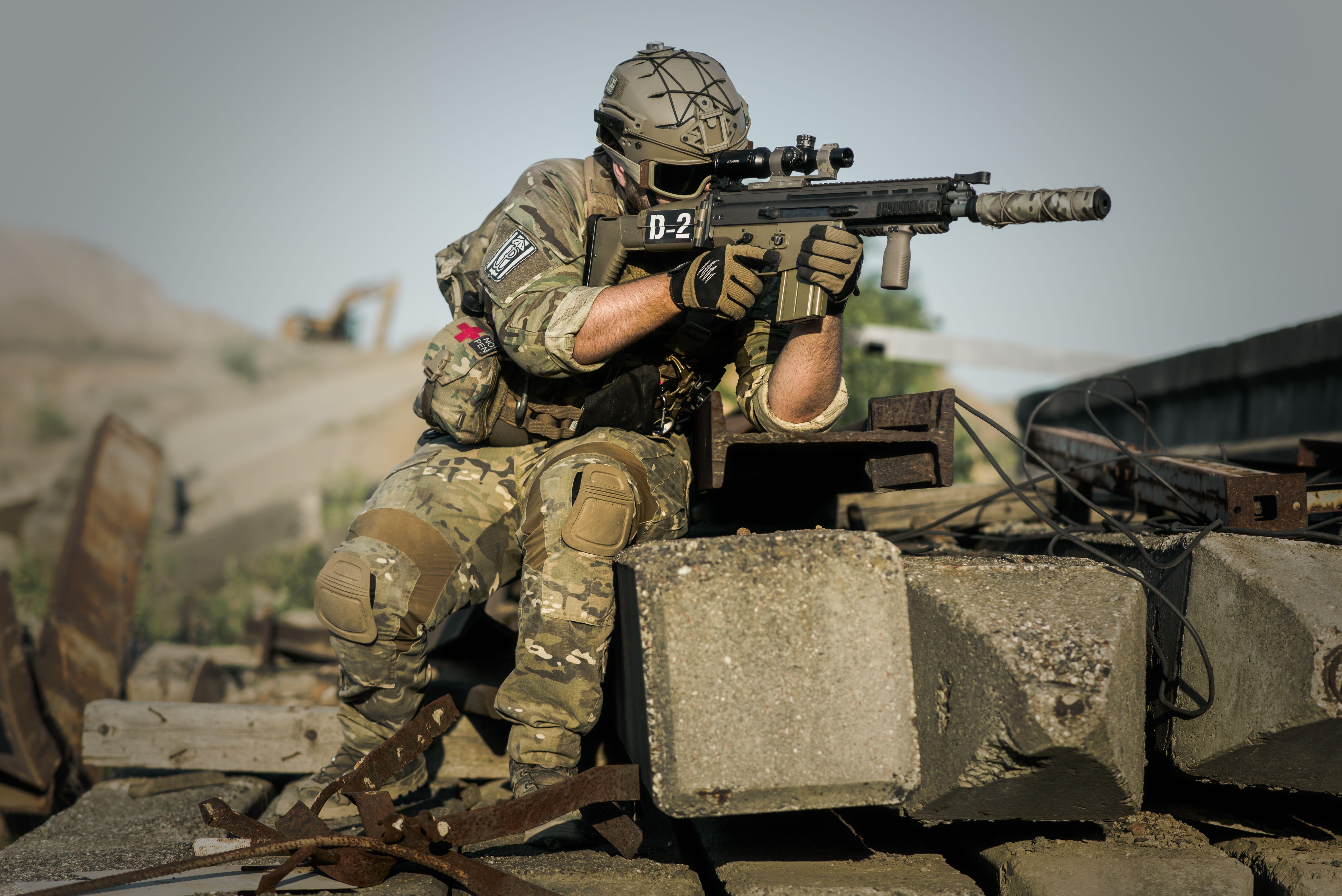 6016x4016 War games, army cosplay 5k Retina Ultra HD Wallpaper. Background