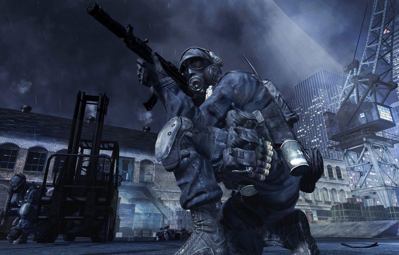 1332x850 Wallpaper London, Marina, soldiers, Call of Duty, mission, British