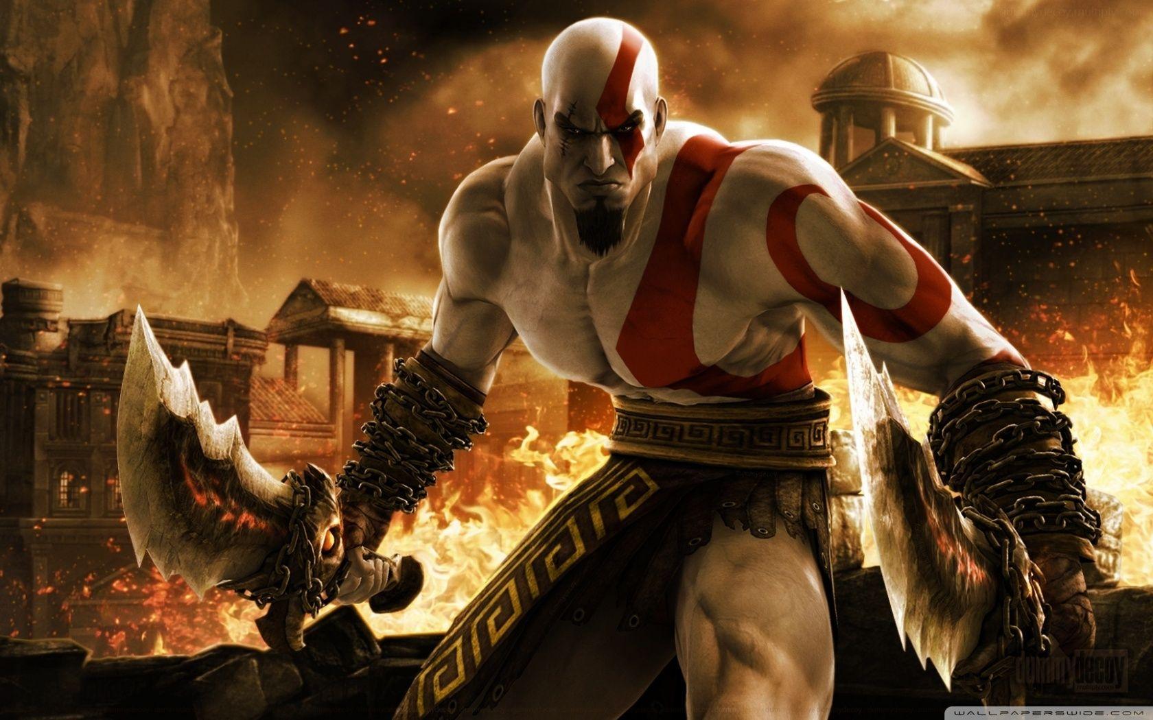 1680x1050 Kratos in God of War Ultra HD Desktop Background Wallpaper for 4K
