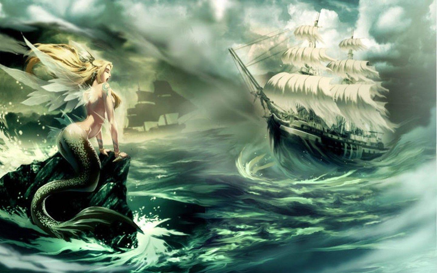 1440x900 Mermaid Wallpaper