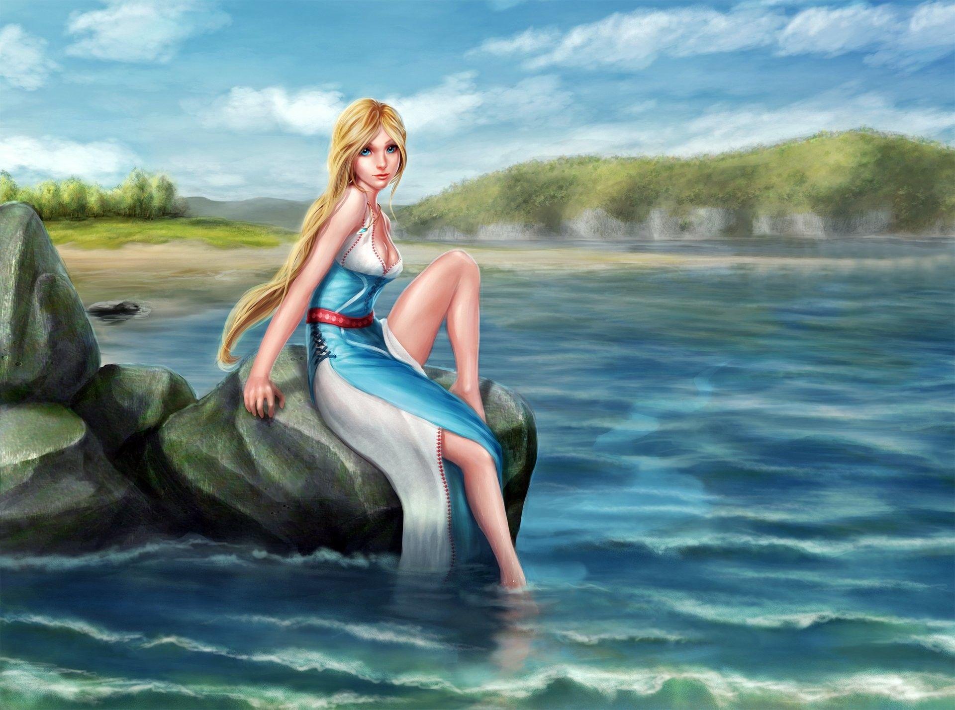 1920x1429 Fantasy Mermaid Wallpaper