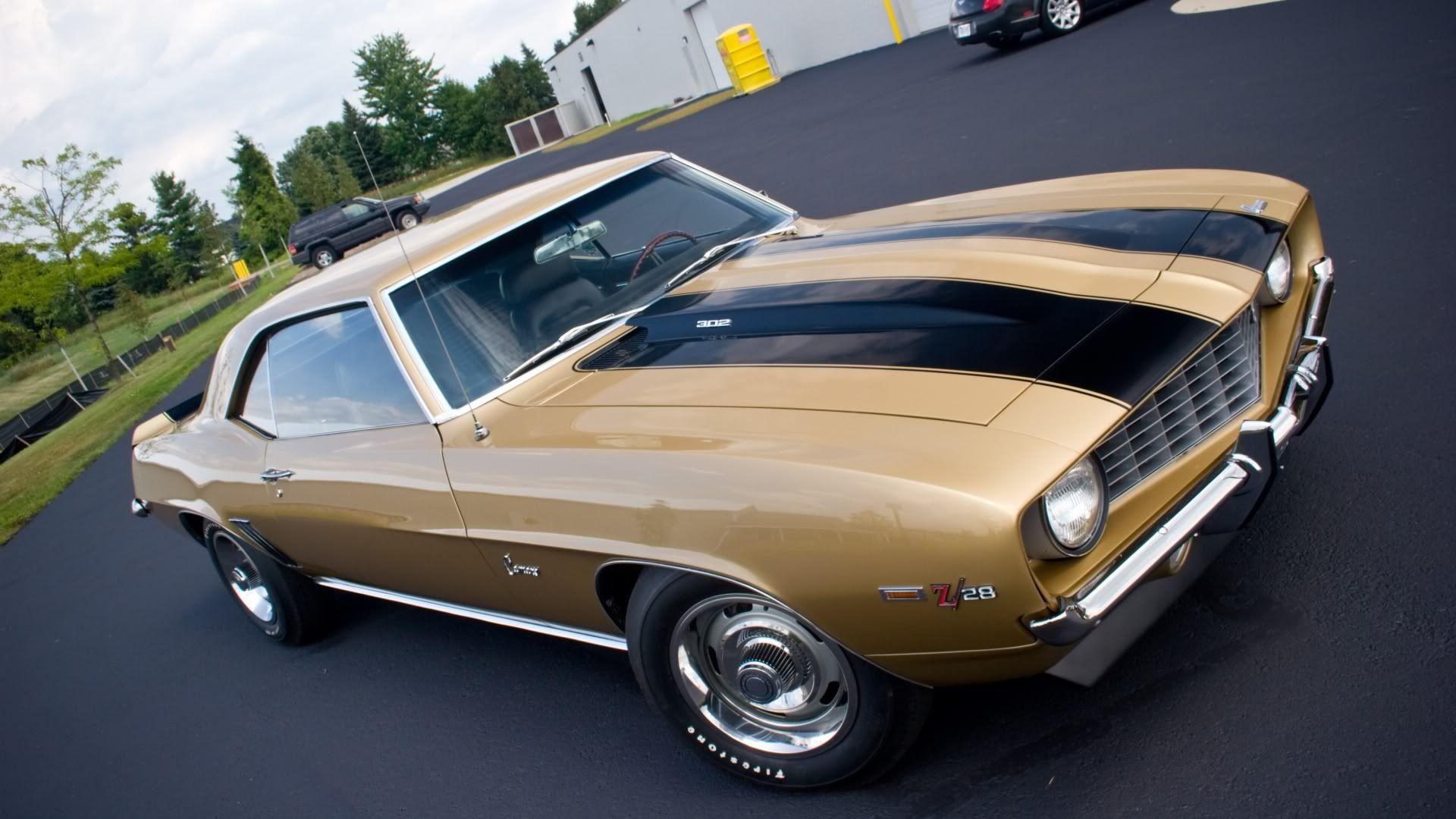 1920x1080 Wallpaper.wiki Yellow Car 1969 Camaro Image PIC WPD008472