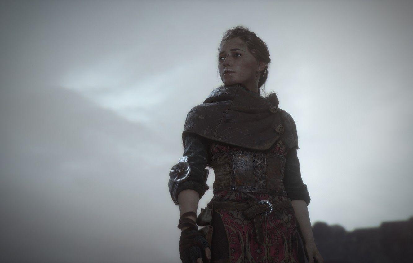 1332x850 Wallpaper the sky, girl, armor, A Plague Tale Innocence image