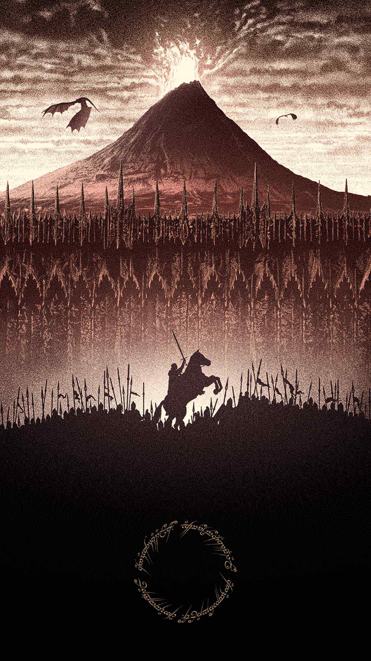 1242x2208 Quality Lord of the Rings Mobile Wallpaper