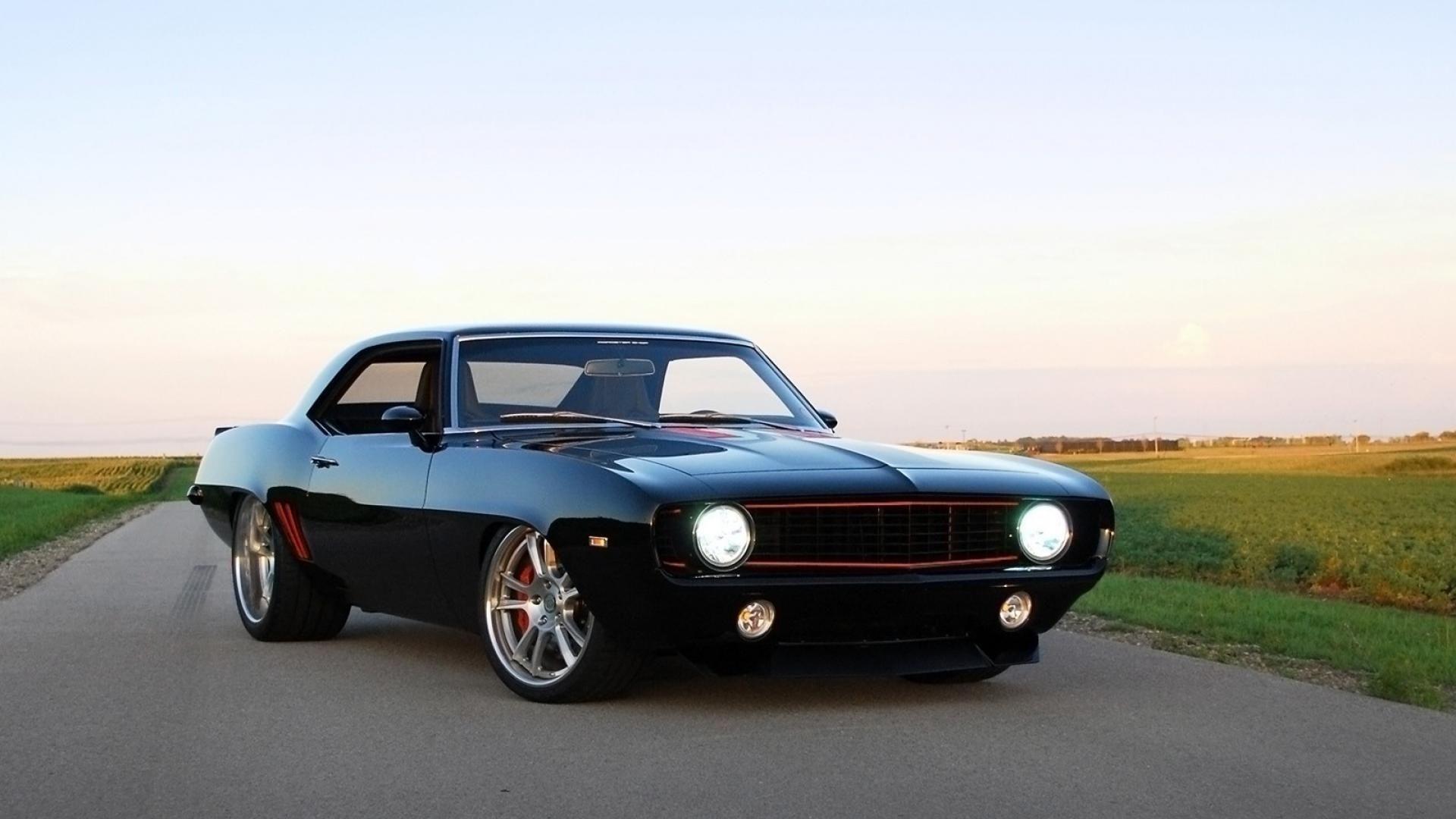 1920x1080 Cars 1969 chevrolet camaro roadster shop side angle wallpaper