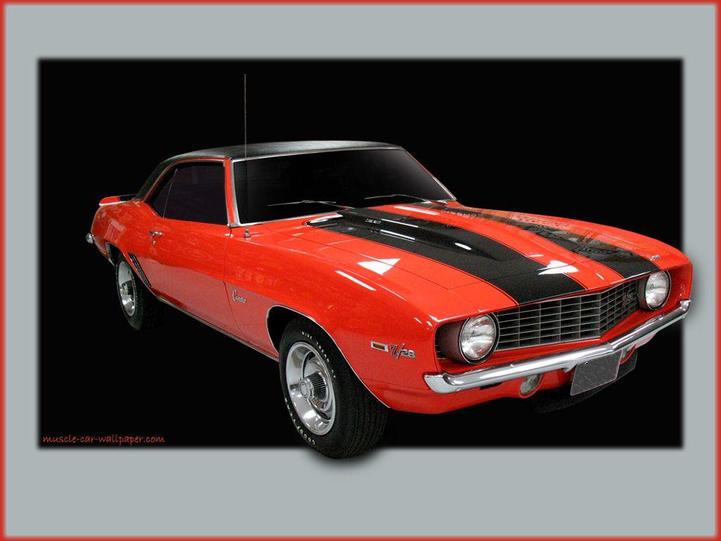 1024x768 Camaro Wallpaper Picture Orange Z28 Coupe_12
