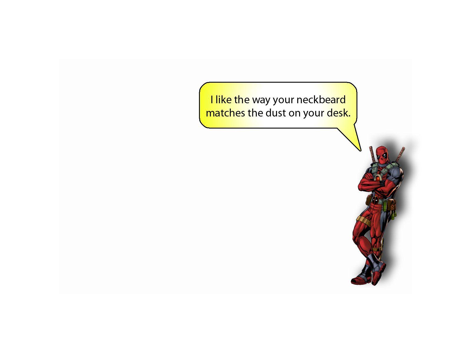 1600x1200 Funny Deadpool Wallpaper