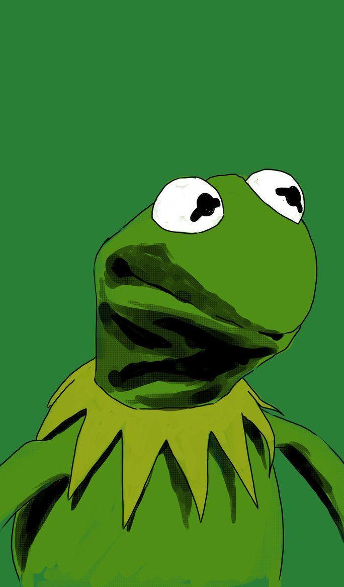 684x1167 Sad Kermit Wallpaper