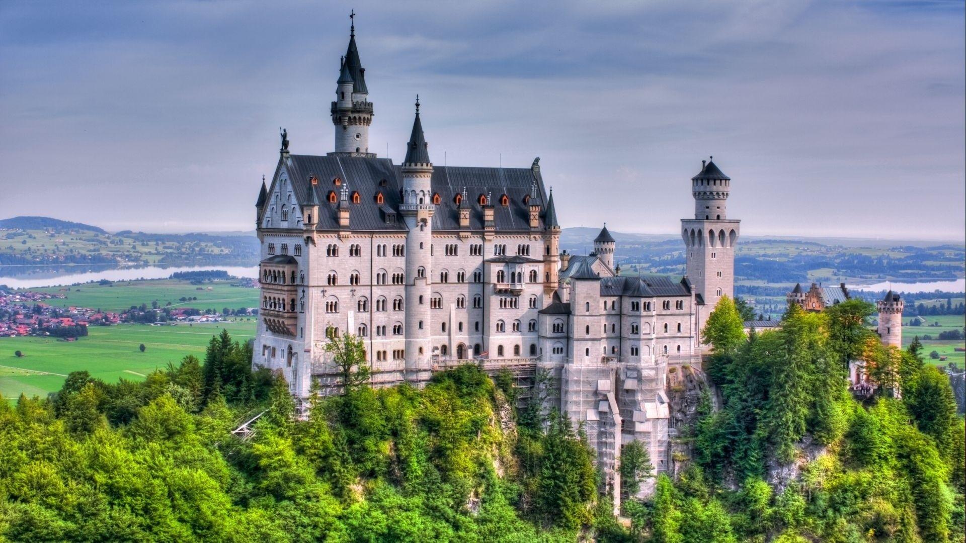 1920x1080 Beautiful, Castle, HD, Wallpaper, For, Desktop, Background