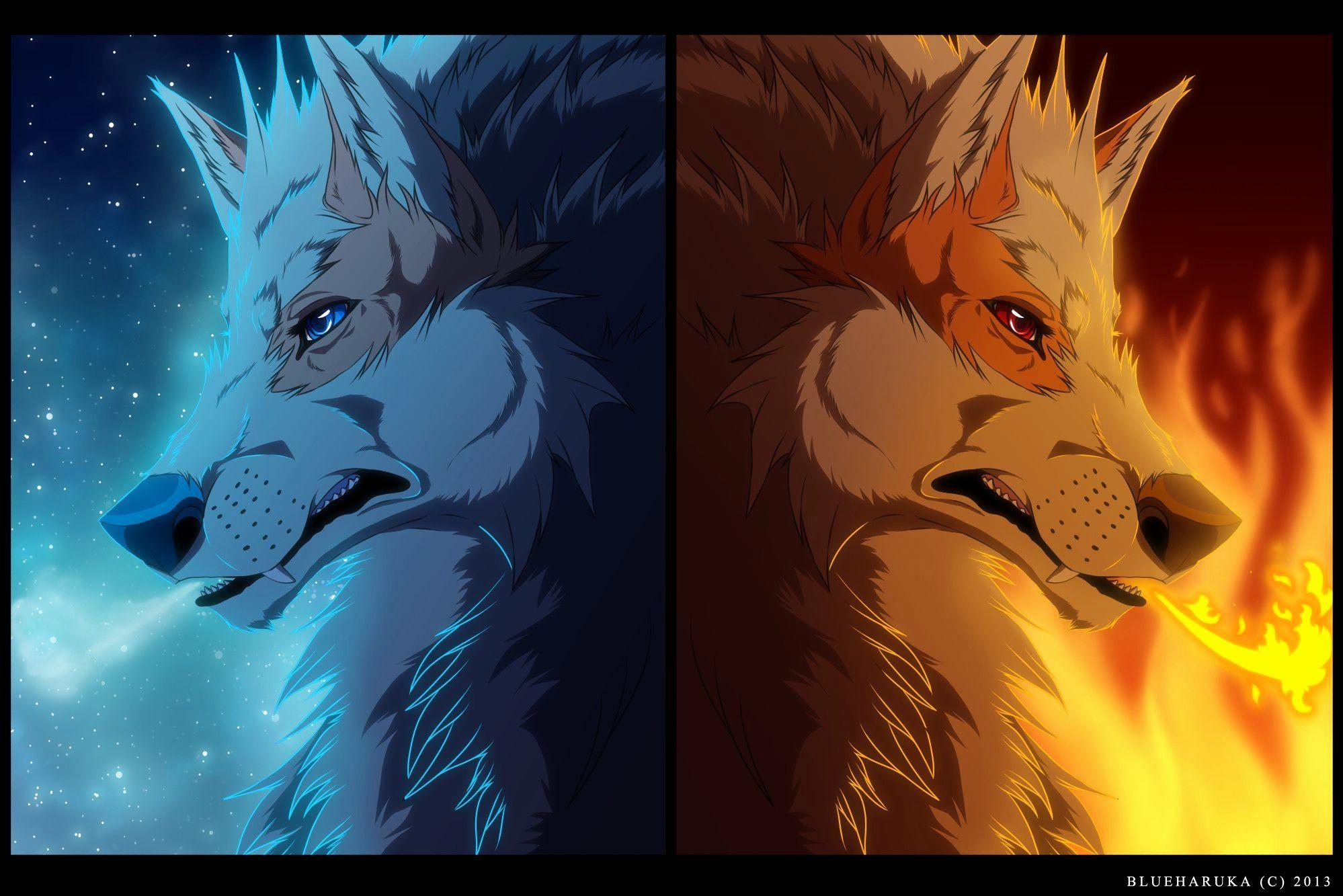 1998x1333 Ice Wolf Wallpaper Best Of Cool Fire and Ice Wallpaper