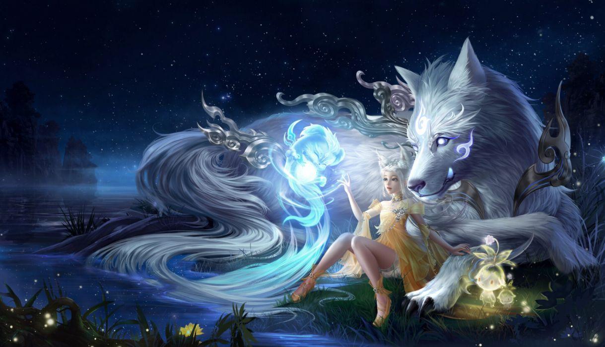 Water And Fire Wolf Wallpapers Top Free Water And Fire Wolf