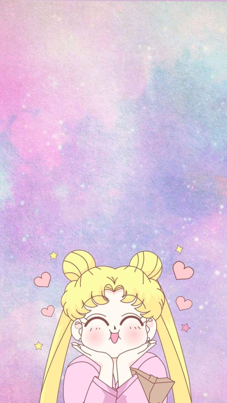 750x1332 Cute Sailor Moon Wallpaper Free HD Wallpaper