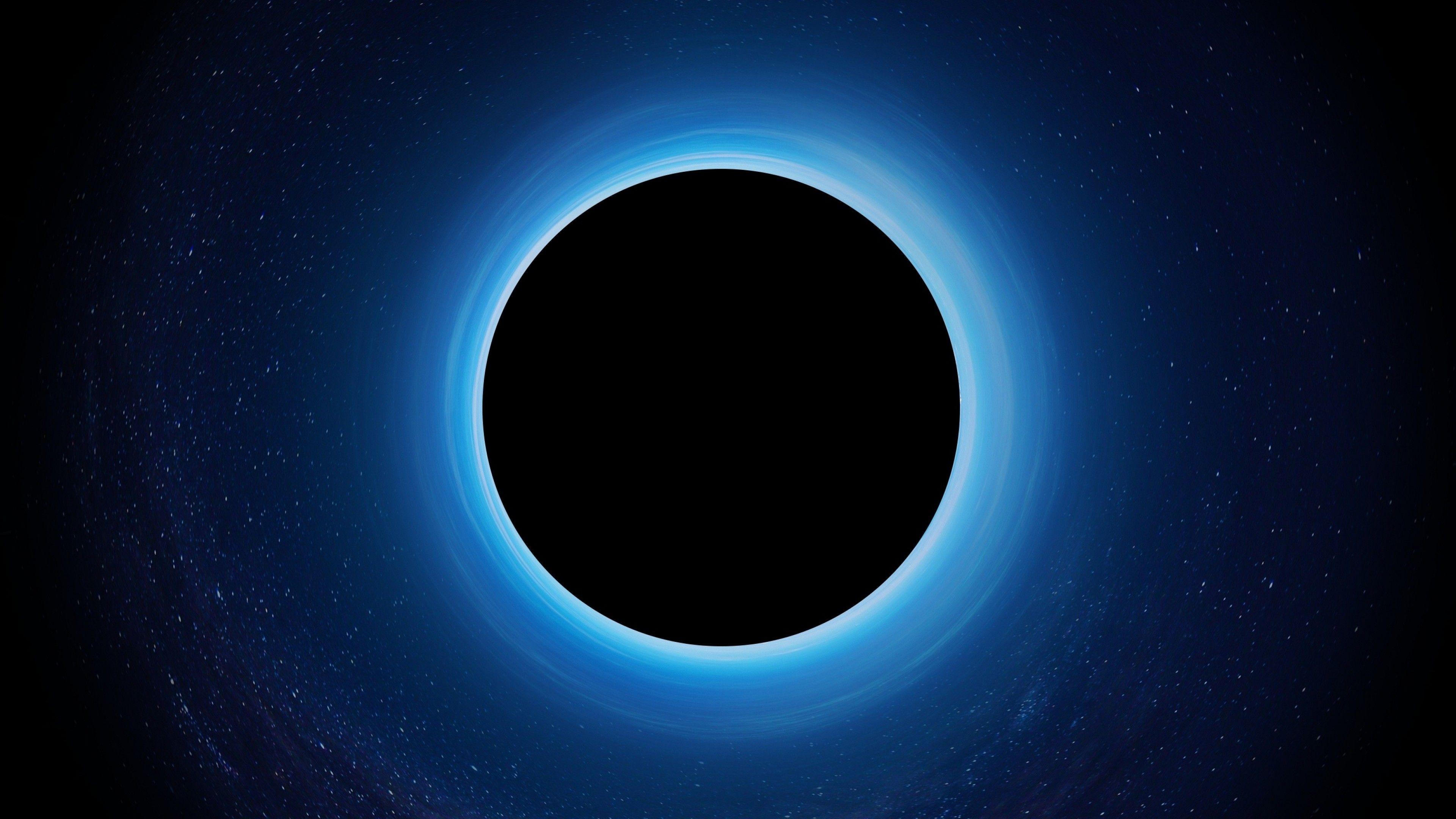 3840x2160 Wallpaper Black hole, Universe, Stars, Black, HD, Space