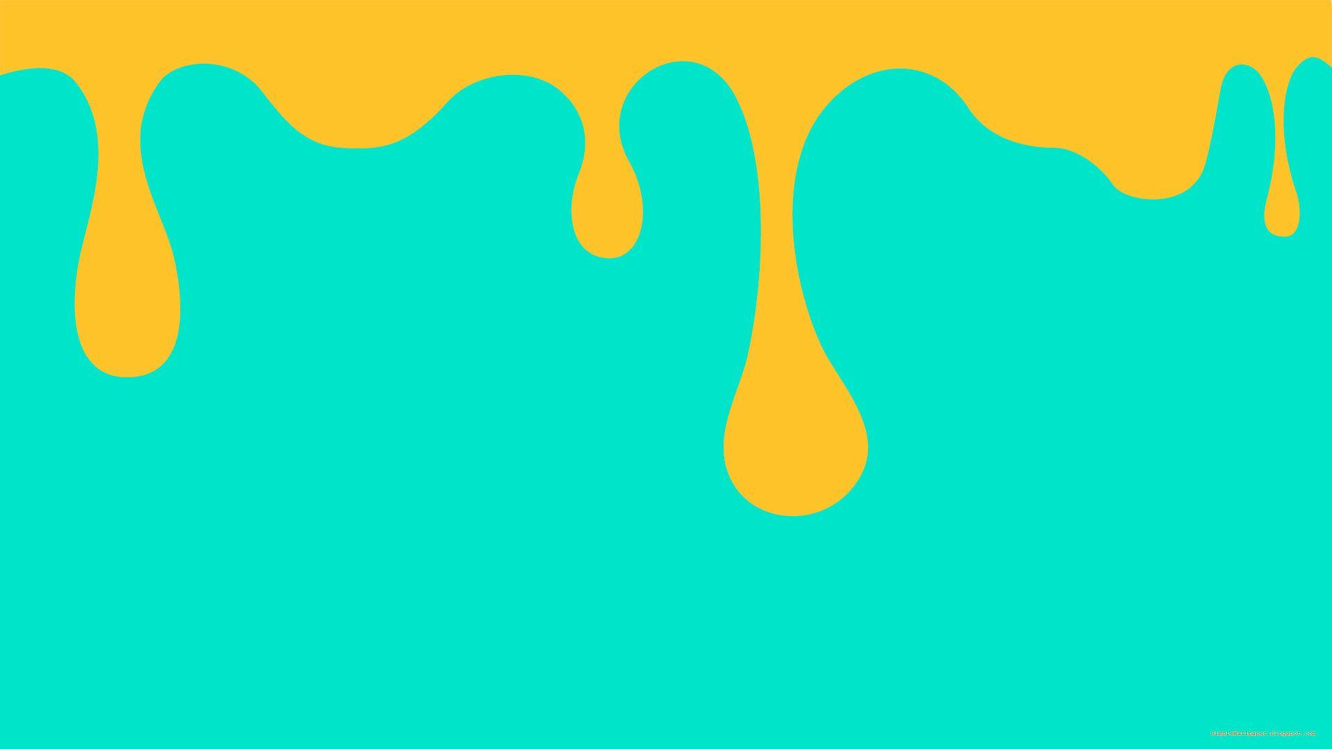 1920x1080 Orange and Teal Wallpaper