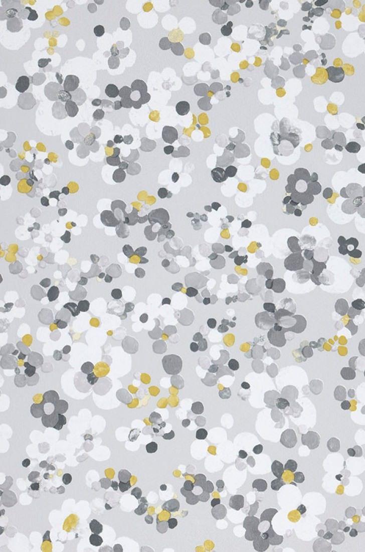 728x1100 Wallpaper Cherry Blossoms Light grey, Grey tones, White, Lemon
