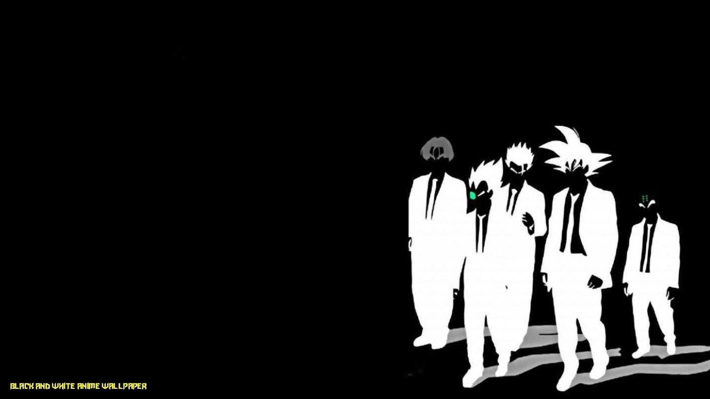1396x785 Black And White Anime Wallpaper