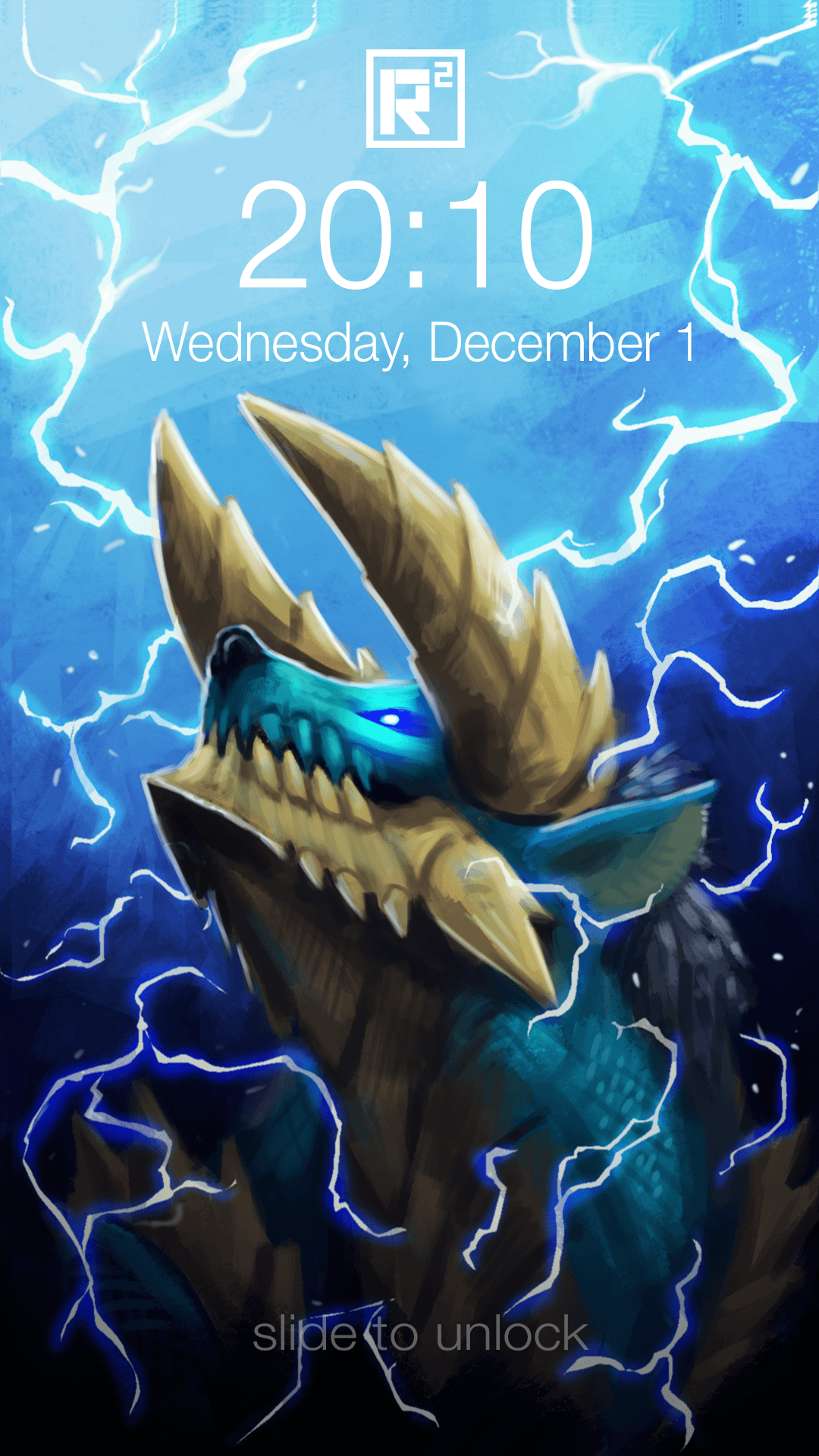 1080x1920 Zinogre iPhone Wallpaper (Rsquared)
