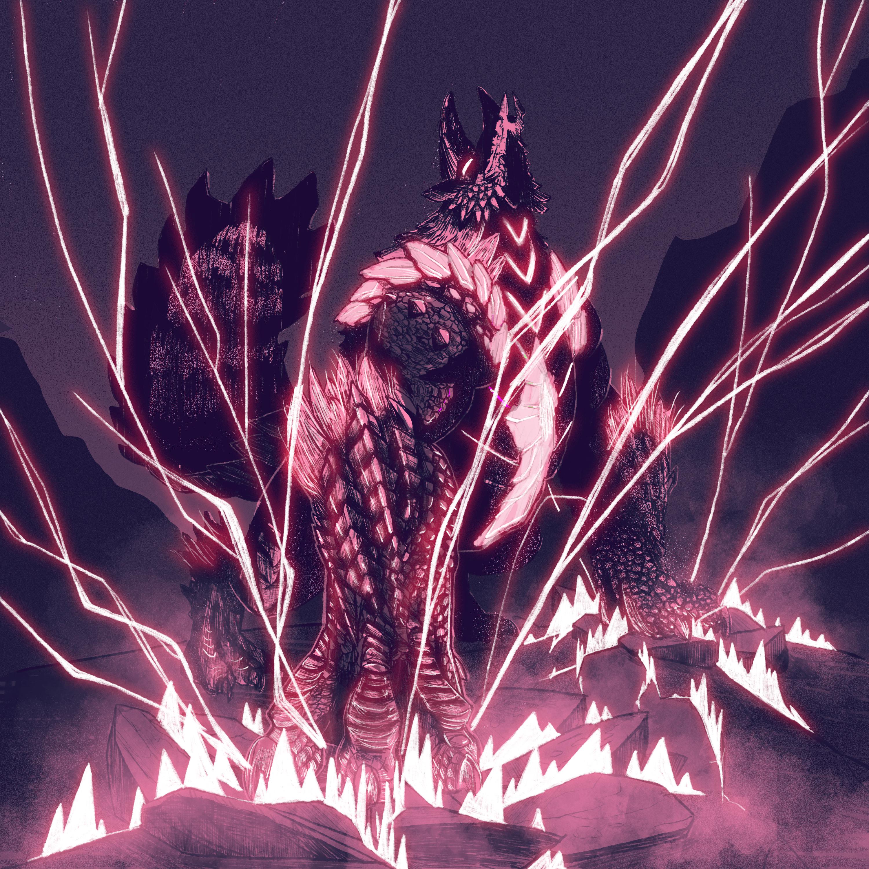 3000x3000 Stygian zinogre fanart
