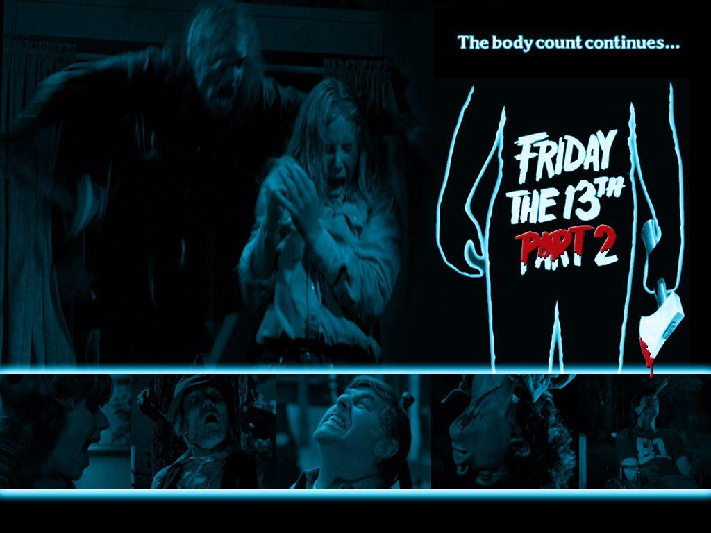 1024x768 Friday the 13th Part 2 Horror Wallpaper