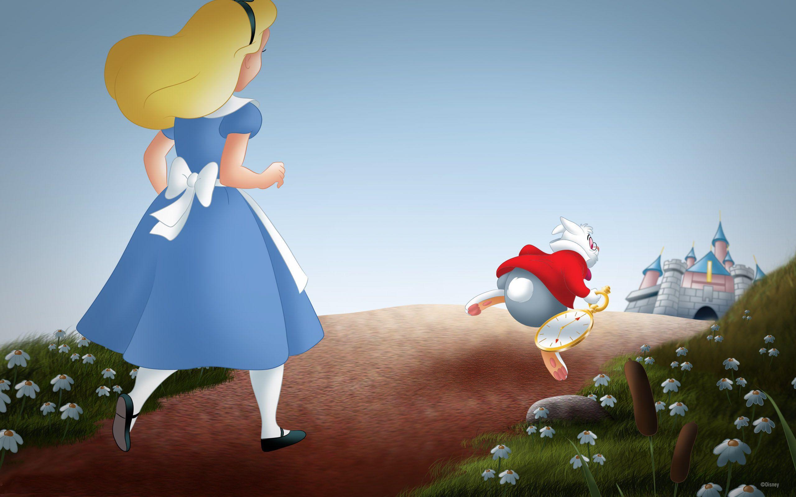 2560x1600 Alice in Wonderland Cartoon Wallpaper