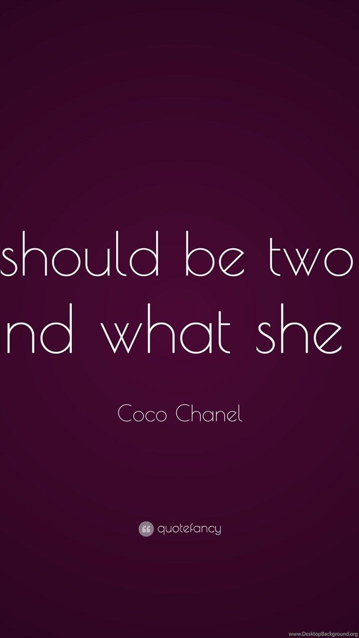 720x1280 Coco Chanel Quotes (22 Wallpaper) Quotefancy Desktop Background