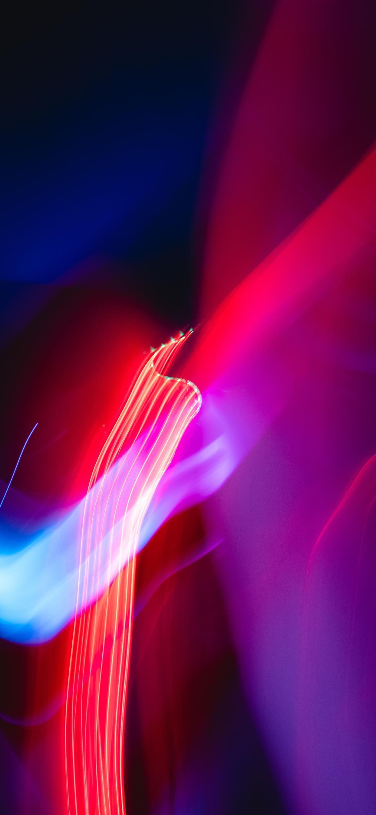 1242x2688 turned on red and blue lights iPhone 11 Wallpaper Free Download