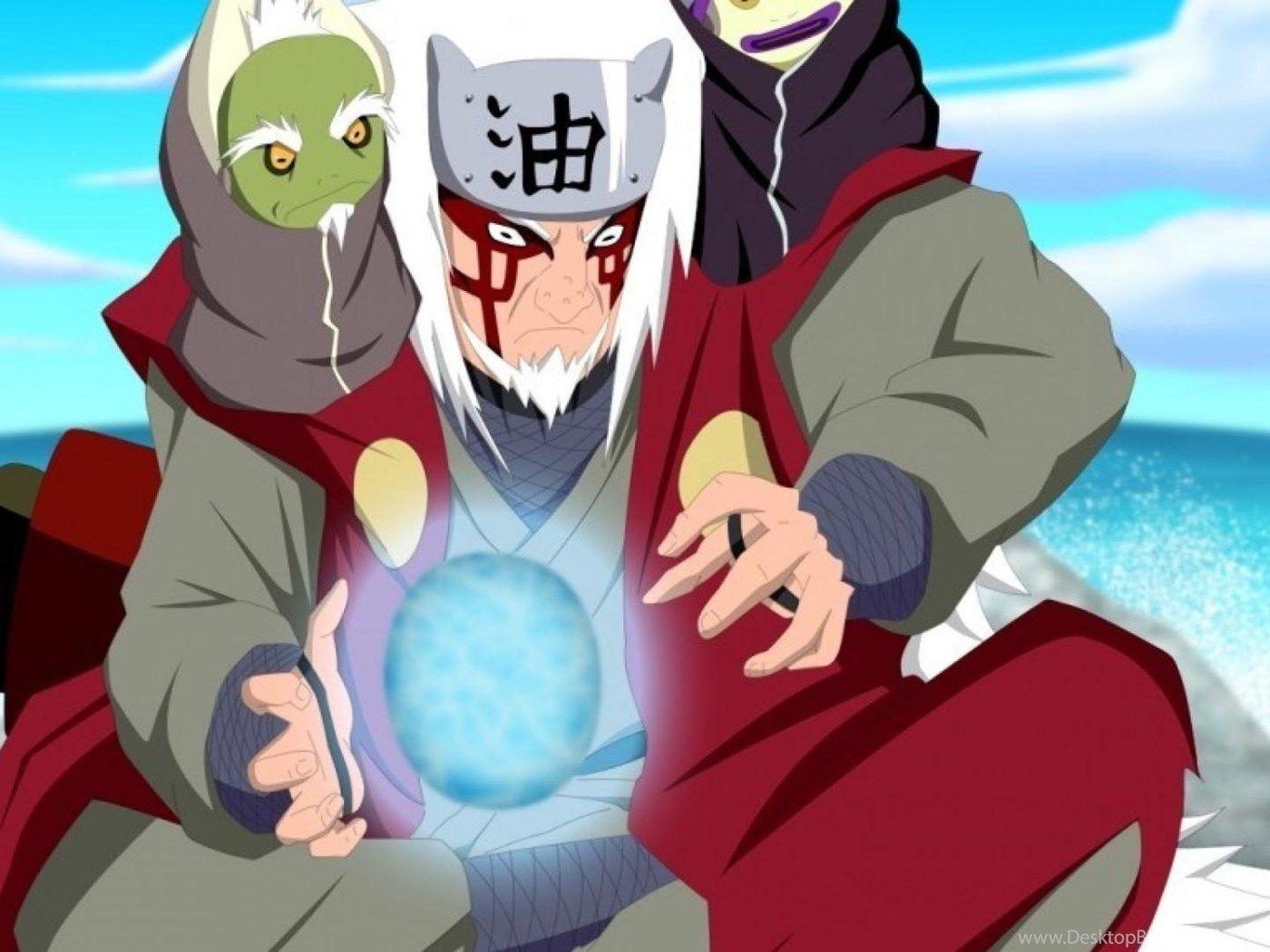 1400x1050 Naruto: Shippuden Jiraiya Toads Wallpaper Desktop Background