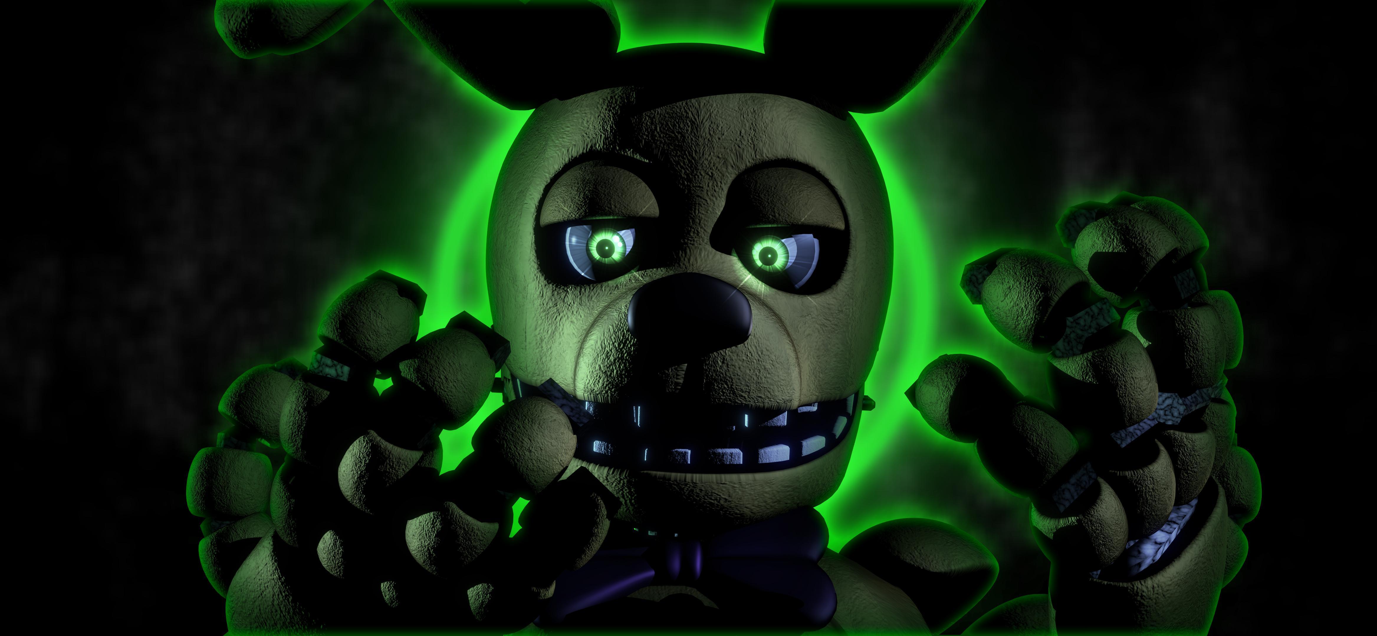 4670x2160 Free download Fnaf Spring Bonnie 4670x2160 Wallpaper Ecopetitcat