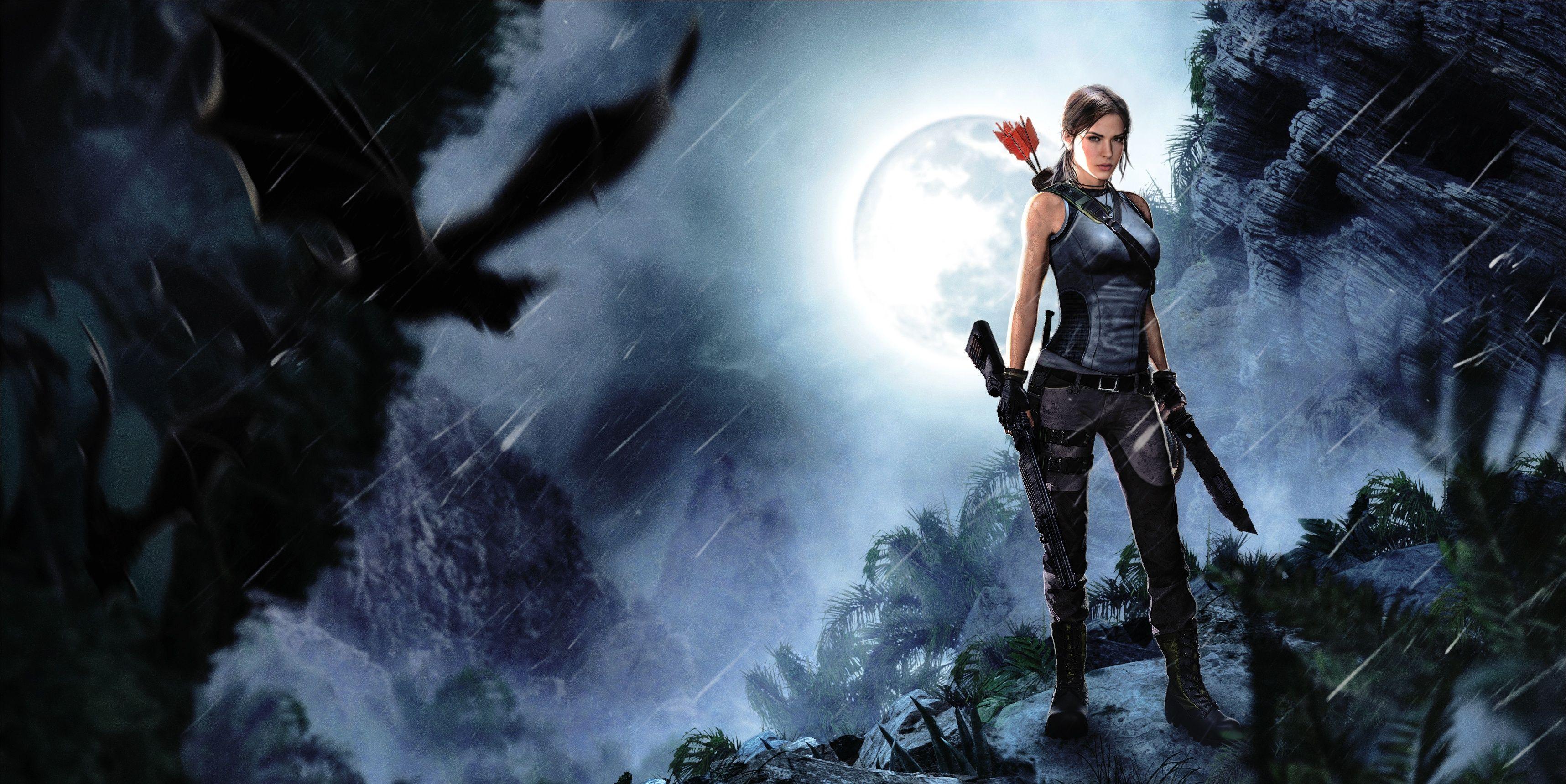 3433x1719 Tomb Raider (2013) HD Wallpaper. Background Imagex1719