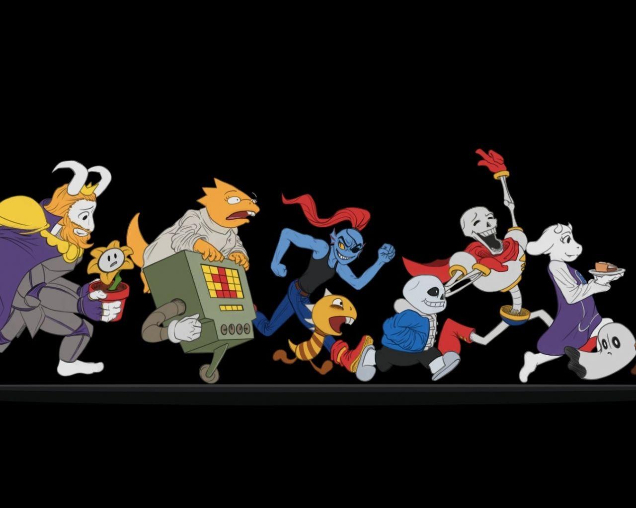 1280x1024 Free download 97 Sans Undertale HD Wallpaper Background Image