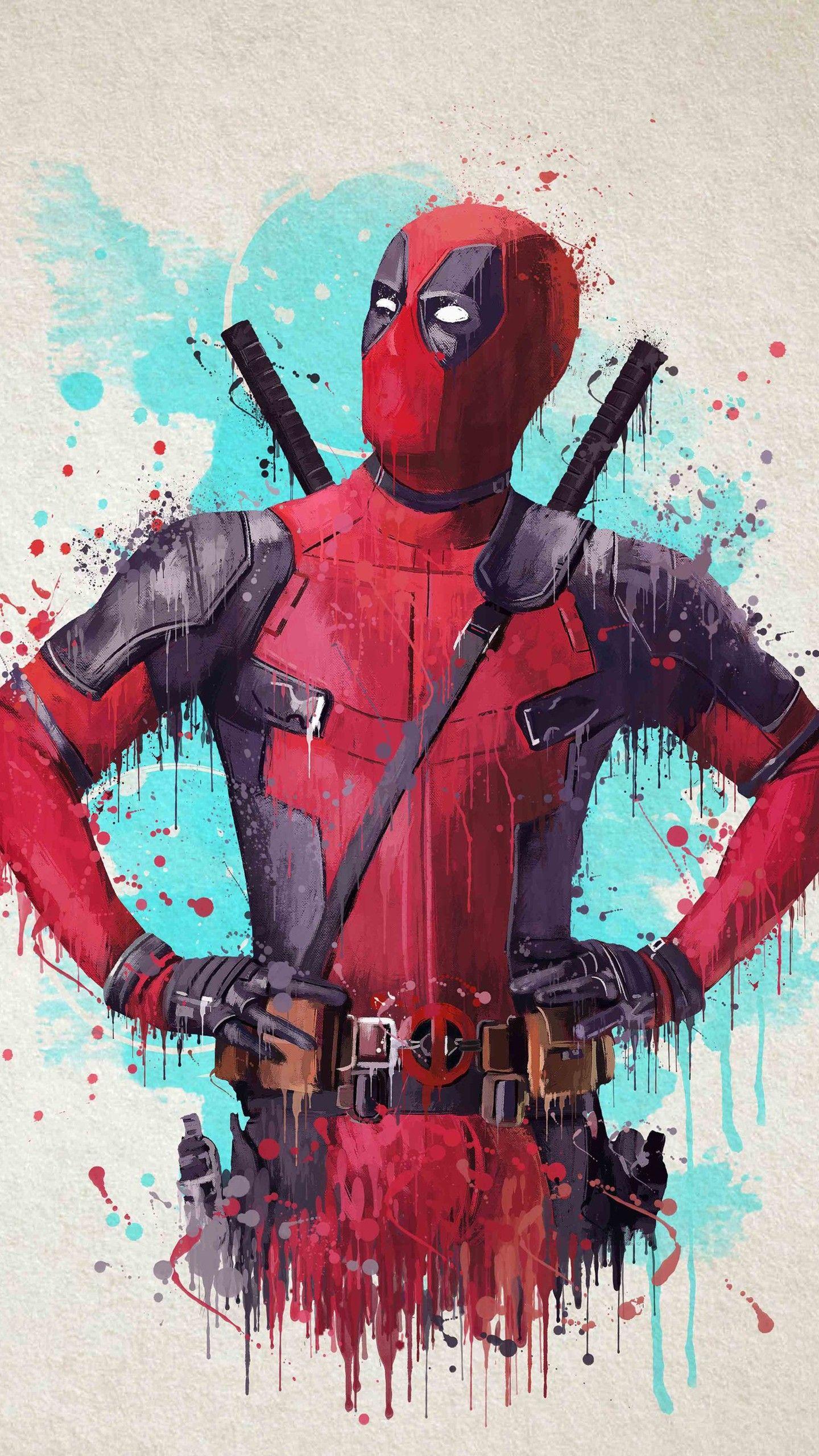 1440x2560 Deadpool 2 Artwork 4K Wallpaper