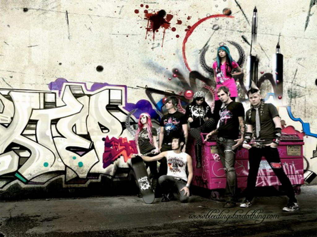 1024x768 Emo Boys and Girls. Emo wallpaper. Emo Girls. Emo Boys