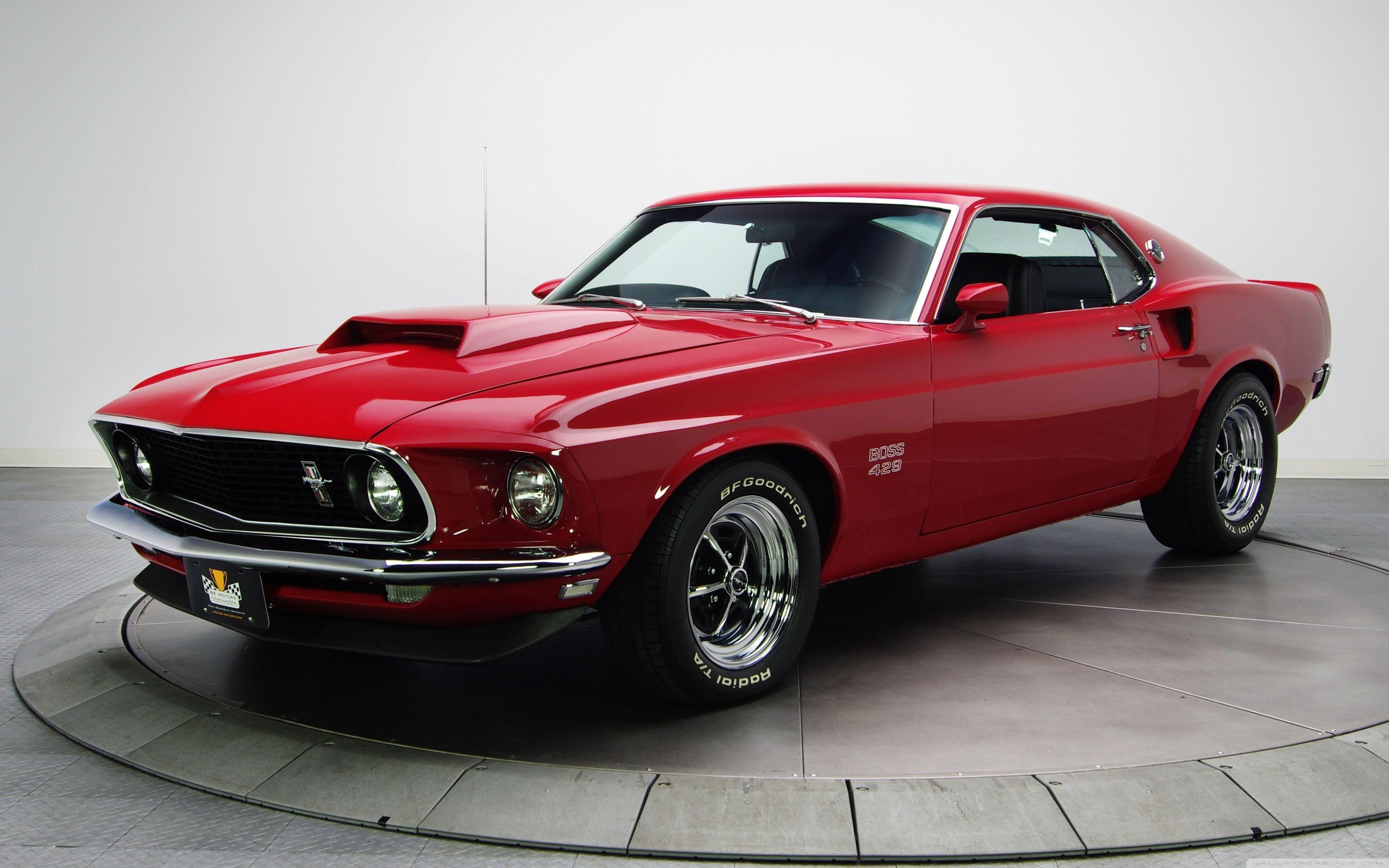 3840x2400 Ford Mustang Boss 429 1969 Ultra HD Desktop Background Wallpaper