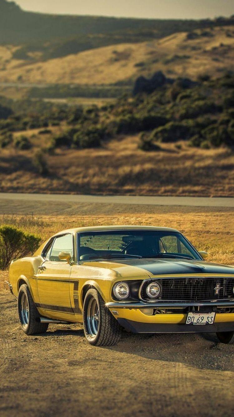 750x1334 Mustang 1969 Wallpaper