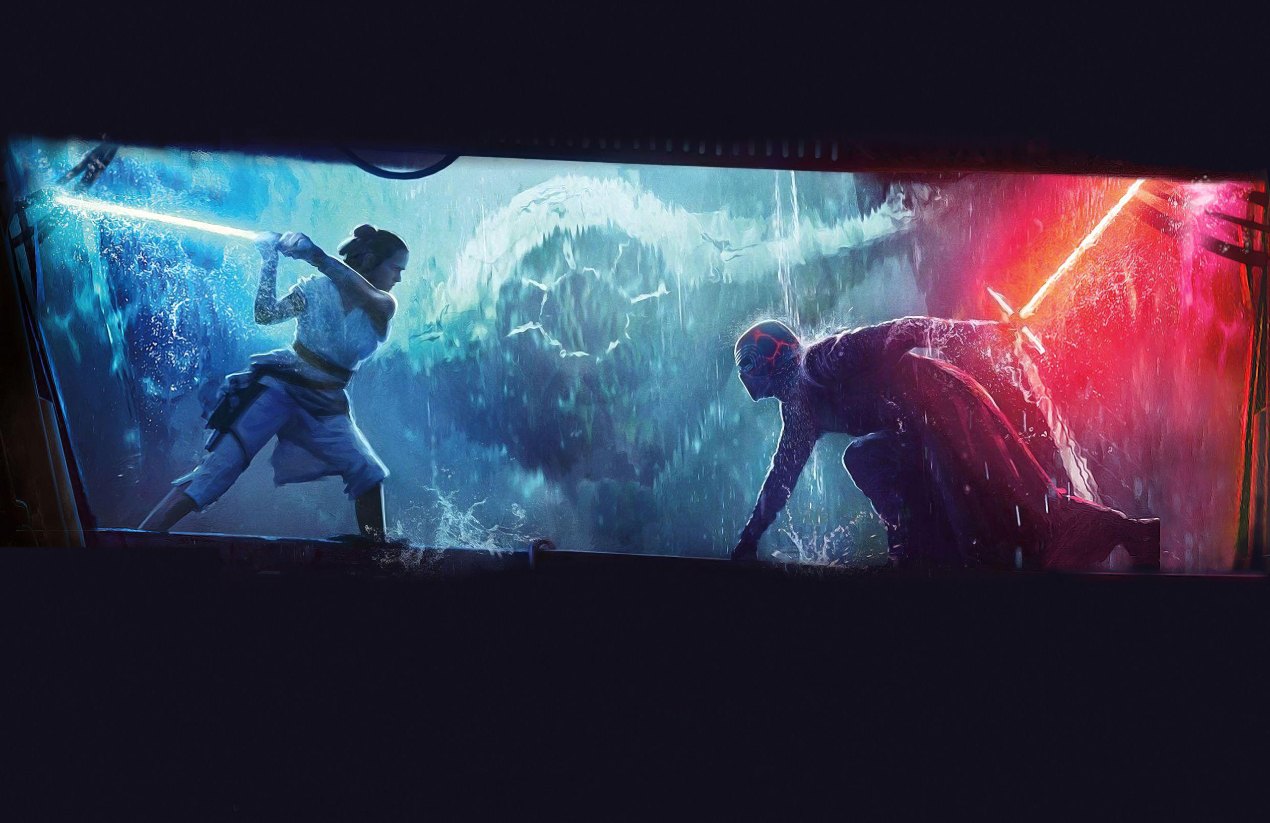 2560x1660 Star Wars The Rise Of Skywalker Rey Vs Kylo Ren, HD Movies, 4k Wallpaper, Image, Background, Photo and Picture
