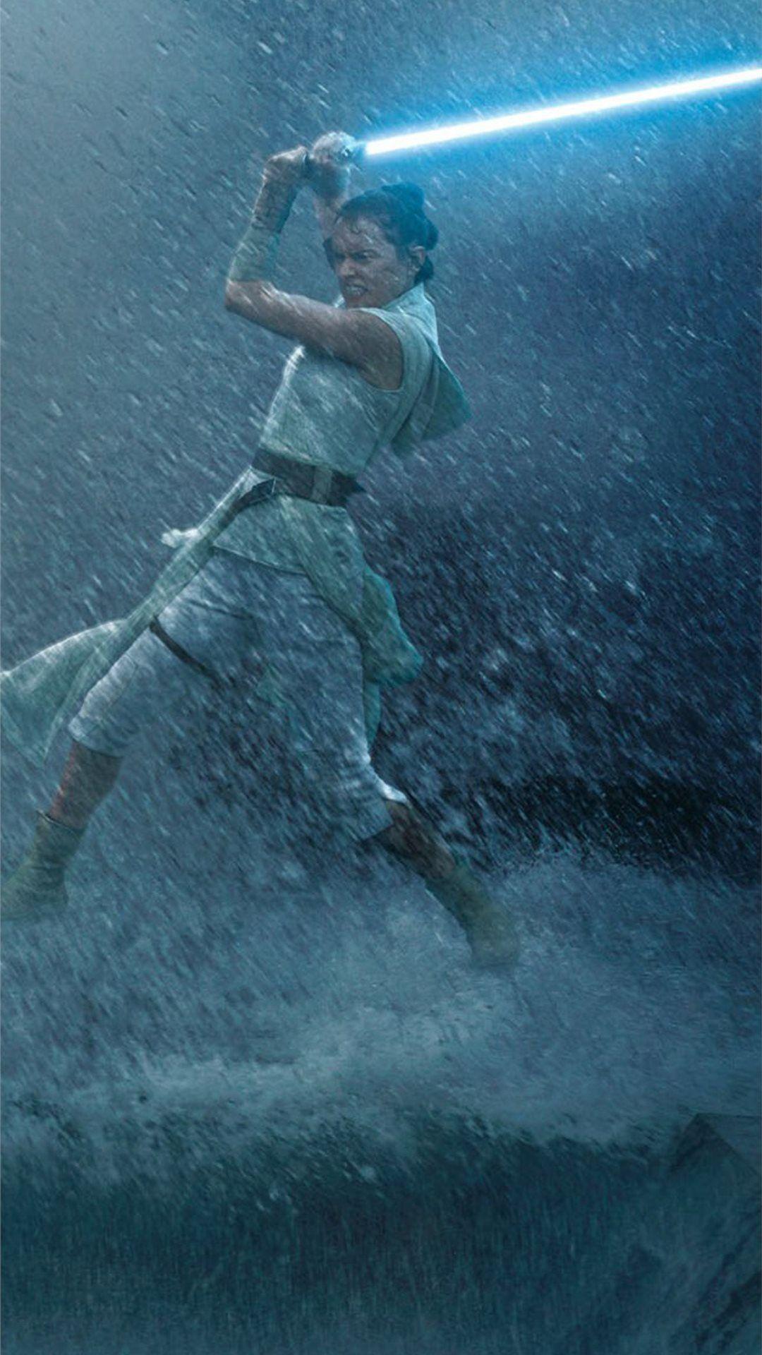 1080x1920 rey vs kylo ren star wars the rise of skywalker iPhone Wallpaper