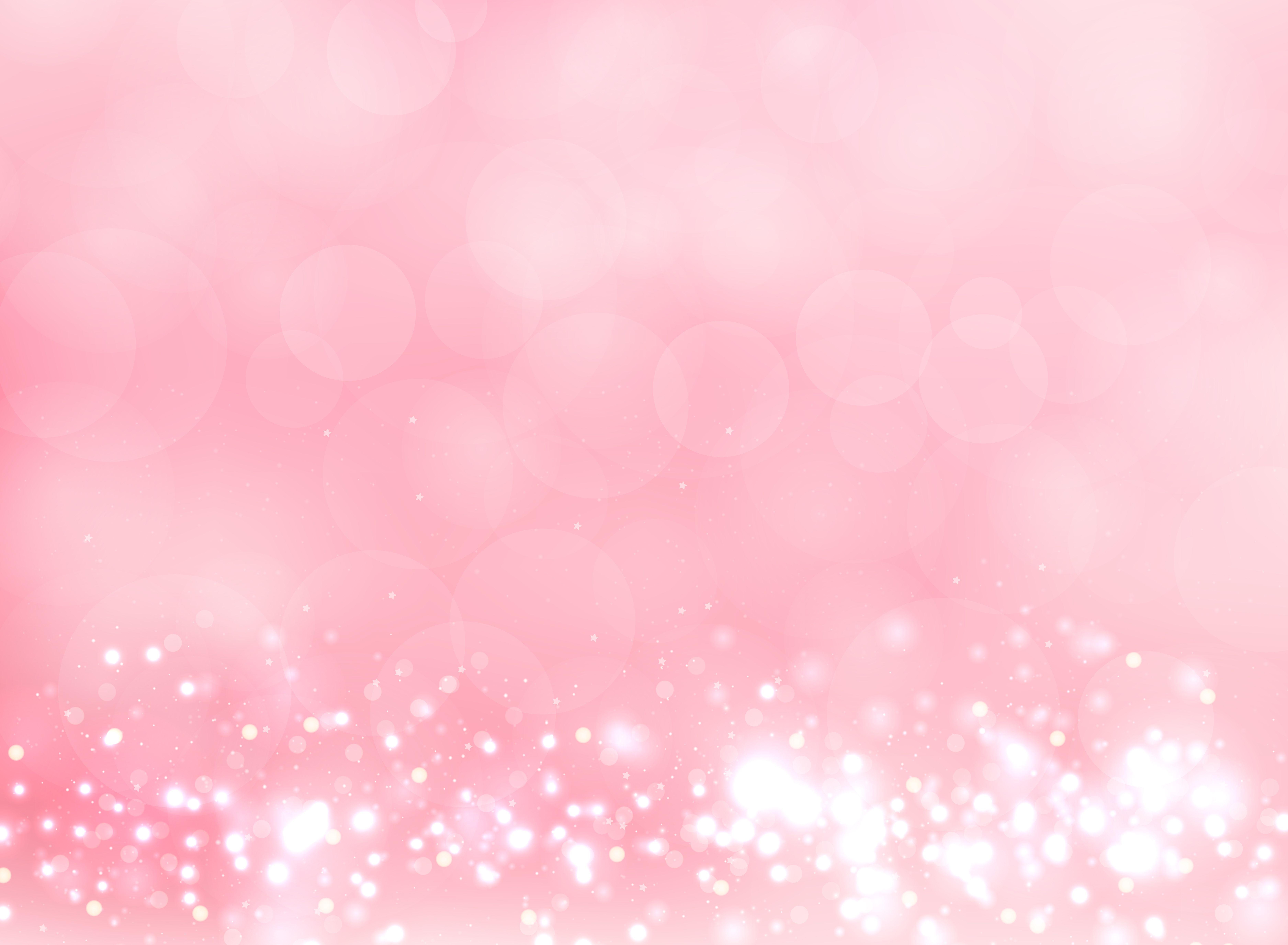 7500x5500 Abstract pink blurred light background with bokeh and glitter